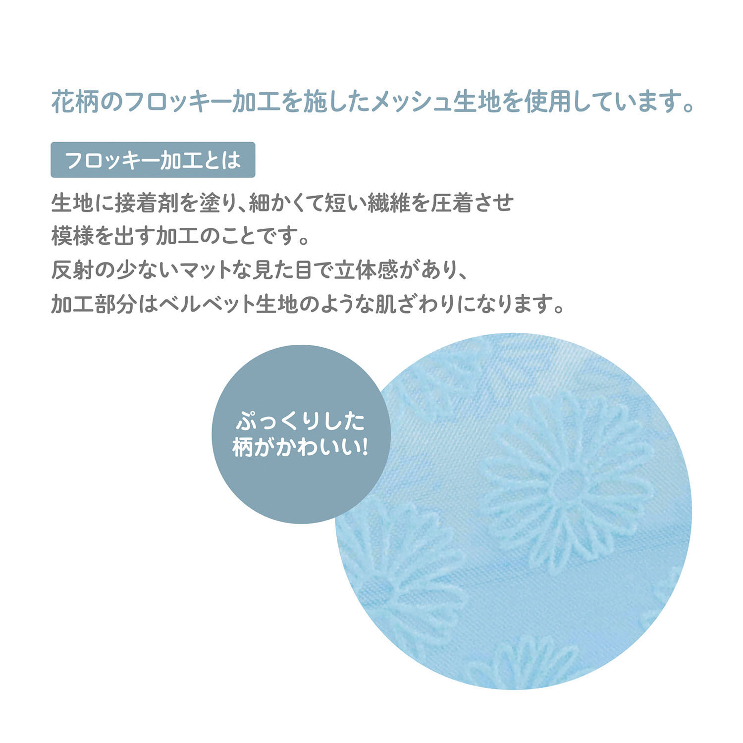 miffy トートバッグ ブルー  フラワーシリーズ - 画像4