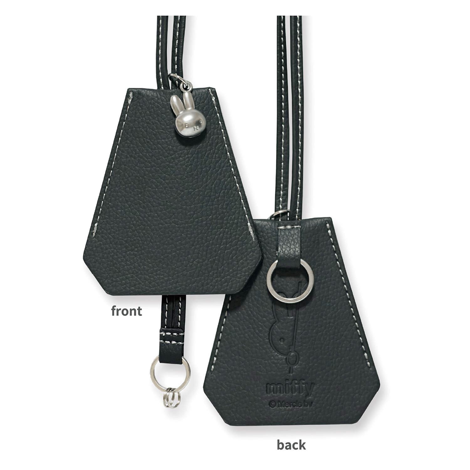 miffy キー＆グラスネックレス ブラック - 画像2