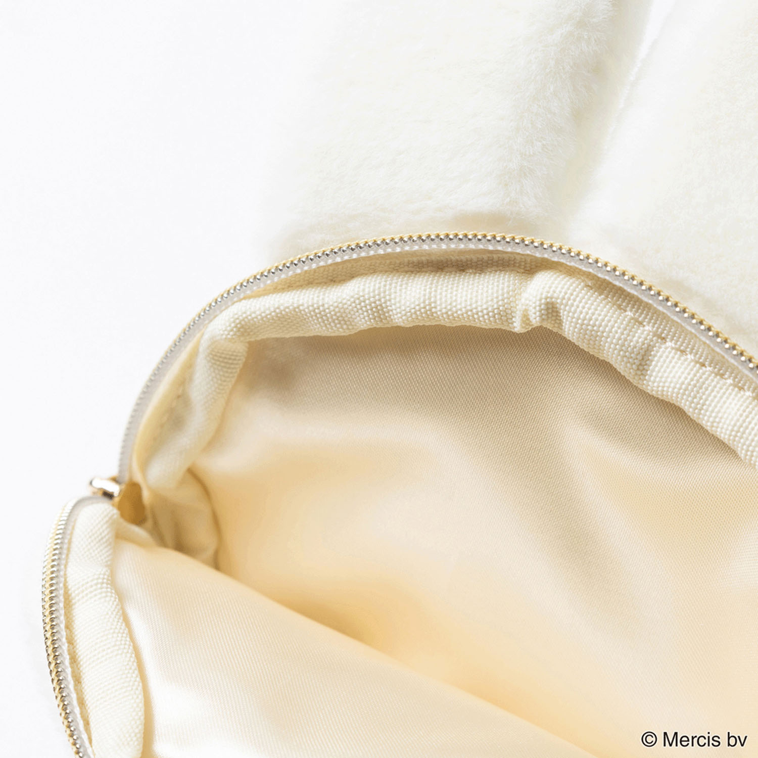 ミッフィー  FACE FUR ダイカットポーチ ホワイト - 画像4