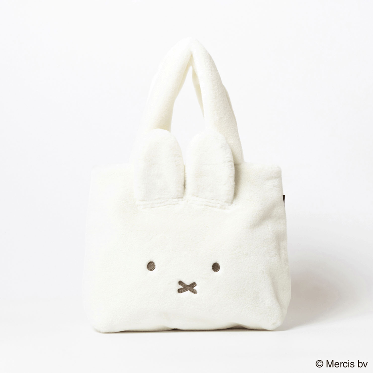 ミッフィー FACE FUR トートバッグ ホワイト