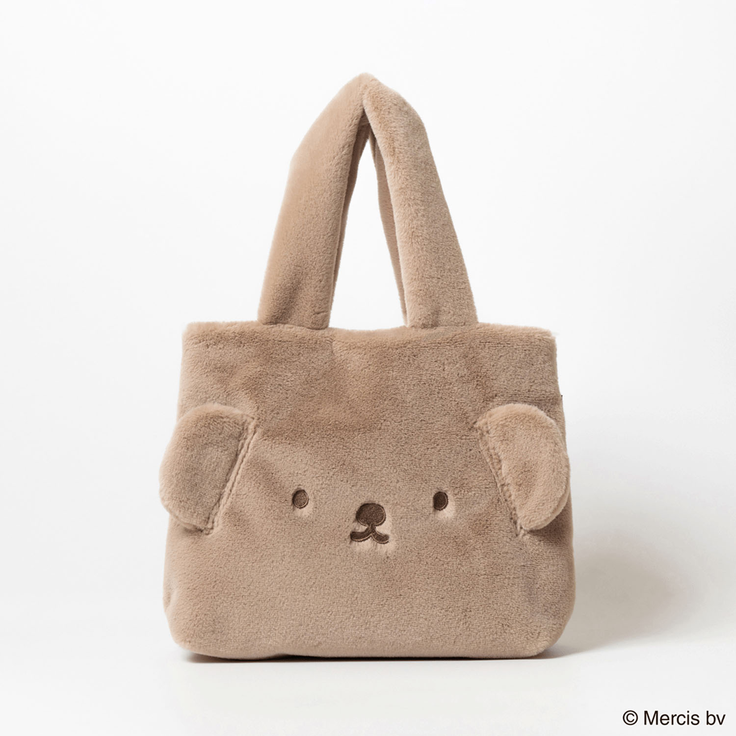 ボリス  FACE FUR トートバッグ ブラウン