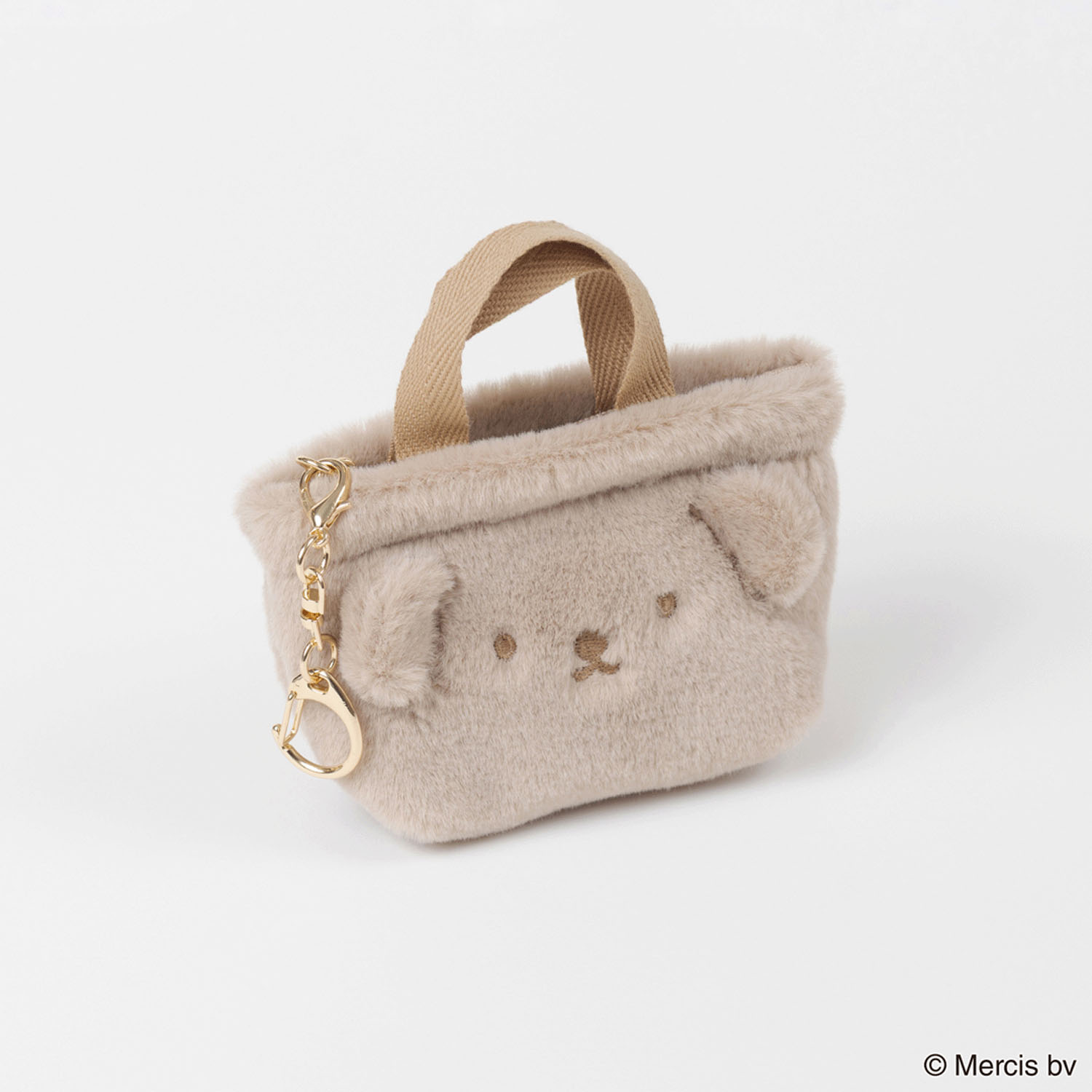 BRUNA WINTER ACCESSORIES MINI FUR TOTE チャームボリス - 画像3