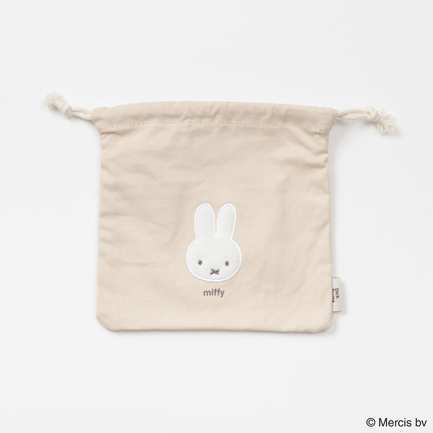 BRUNA FLUFFY APPLIQUE巾着 ミッフィー