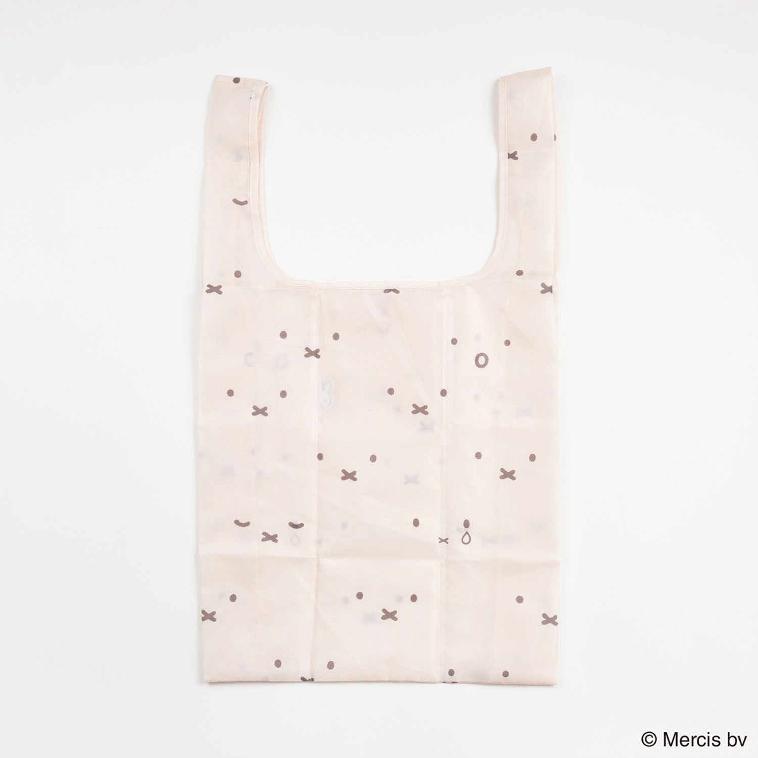 ミッフィー ショッピングバッグS フェイスパターン アイボリー - 画像2