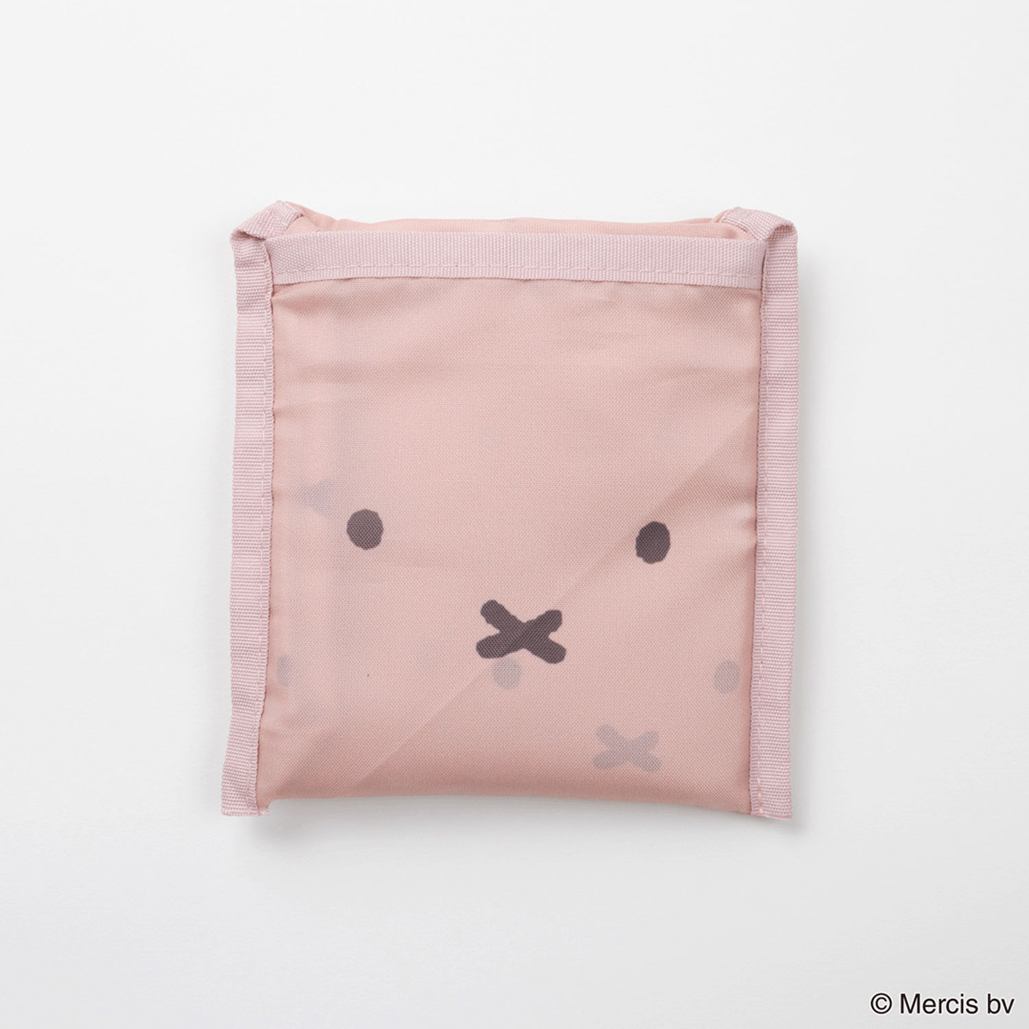 ミッフィー ショッピングバッグS フェイスパターン ピンク - 画像4