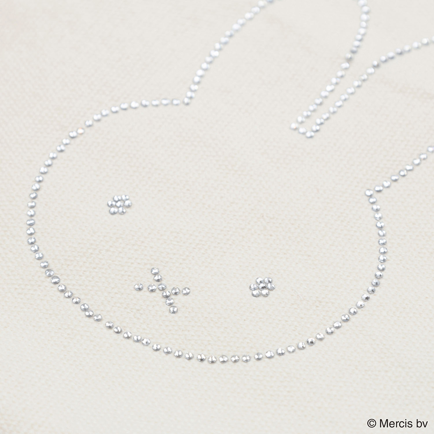 miffy BRUNA RHINE STONE フラットポーチ ミッフィー - 画像3