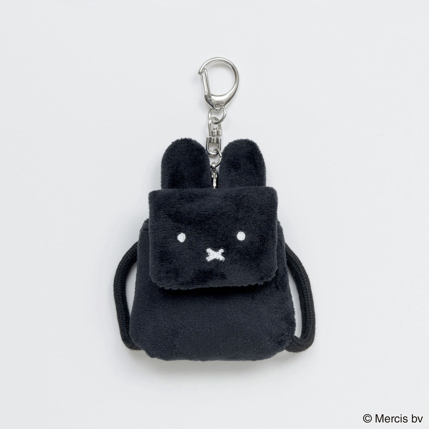 MIFFY 千鳥＆モノトーン リュックチャーム ブラック