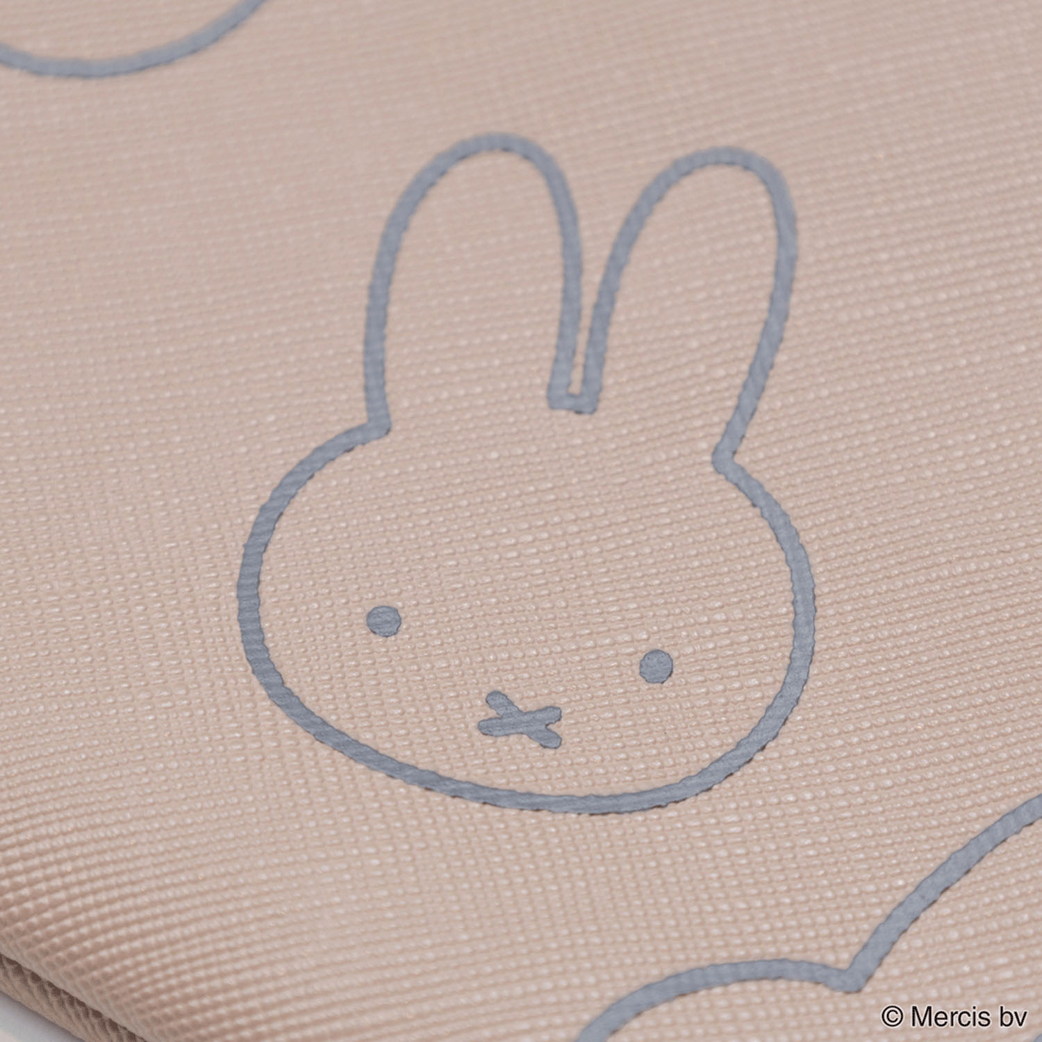 miffy LARGE MOTIF ミニフラットポーチ ピンク - 画像3