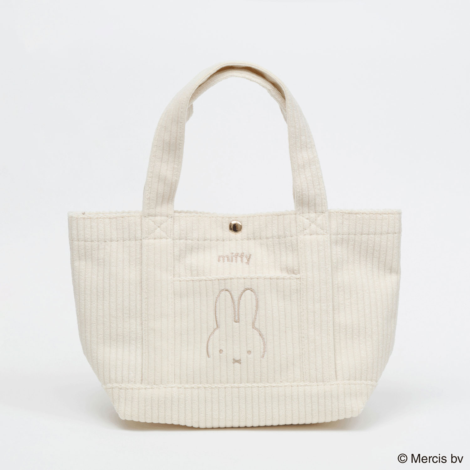 miffy コーデュロイ トートバッグ アイボリー