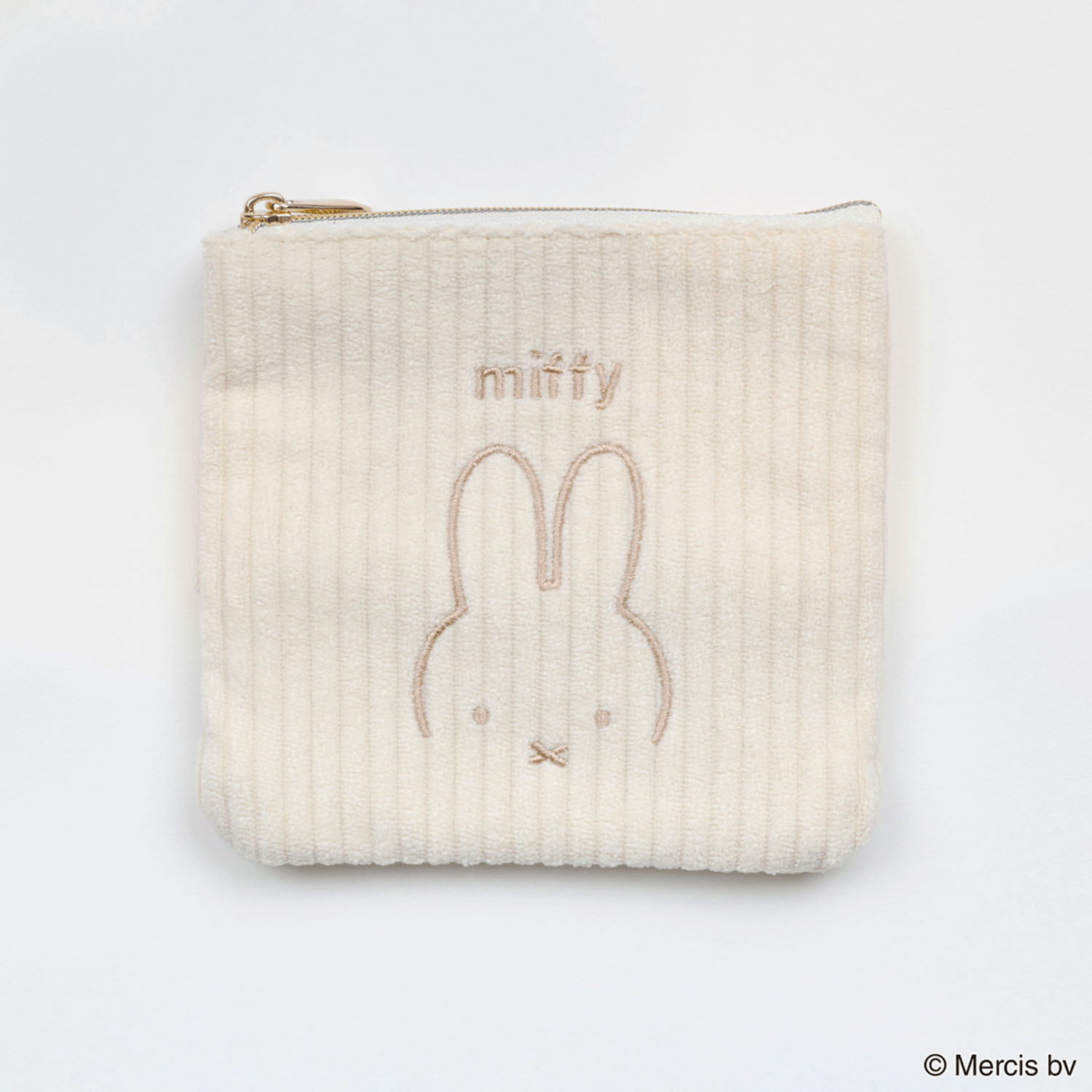 miffy コーデュロイ ティッシュポーチ  アイボリー
