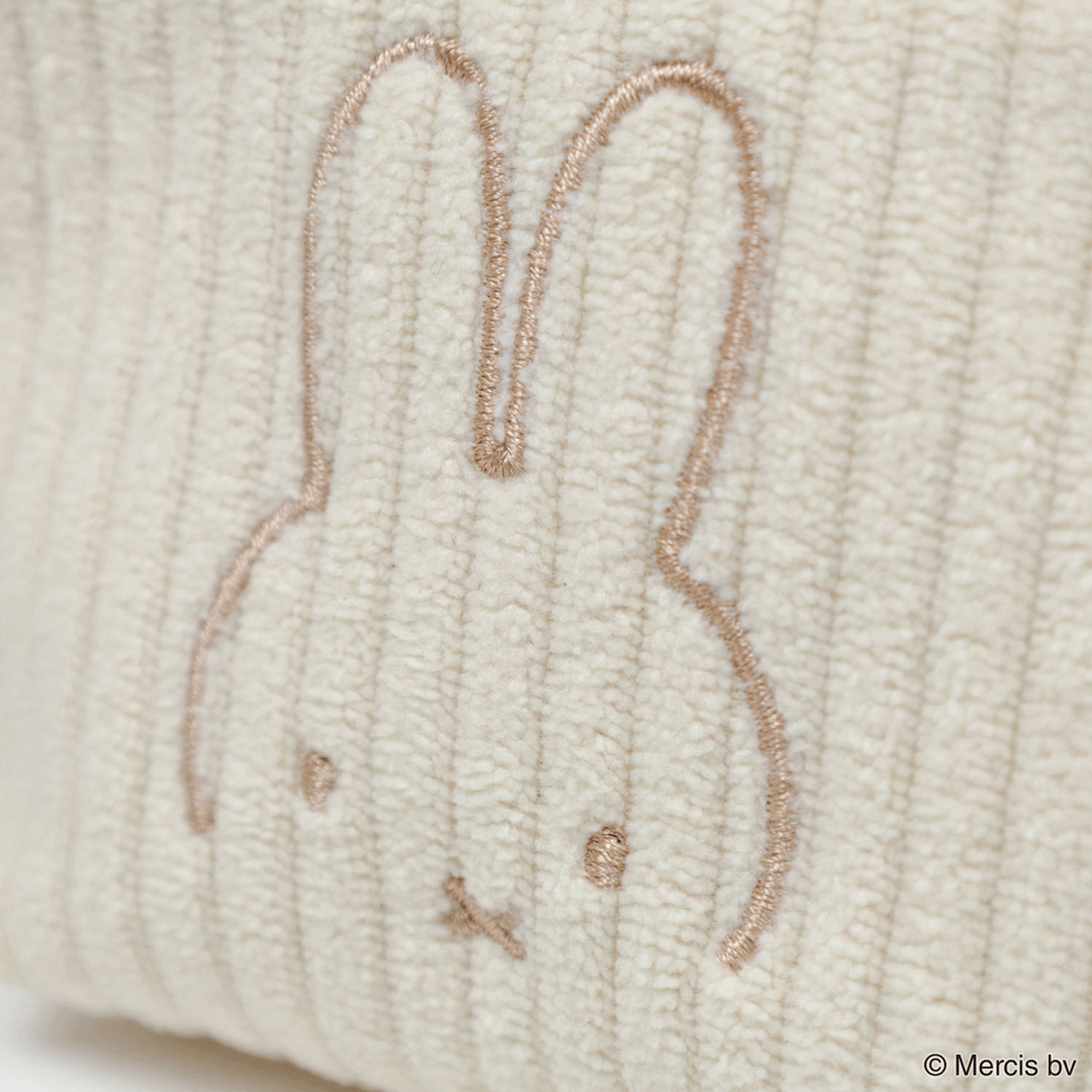 miffy コーデュロイ マイクロミニ台形ポーチ  アイボリー - 画像5