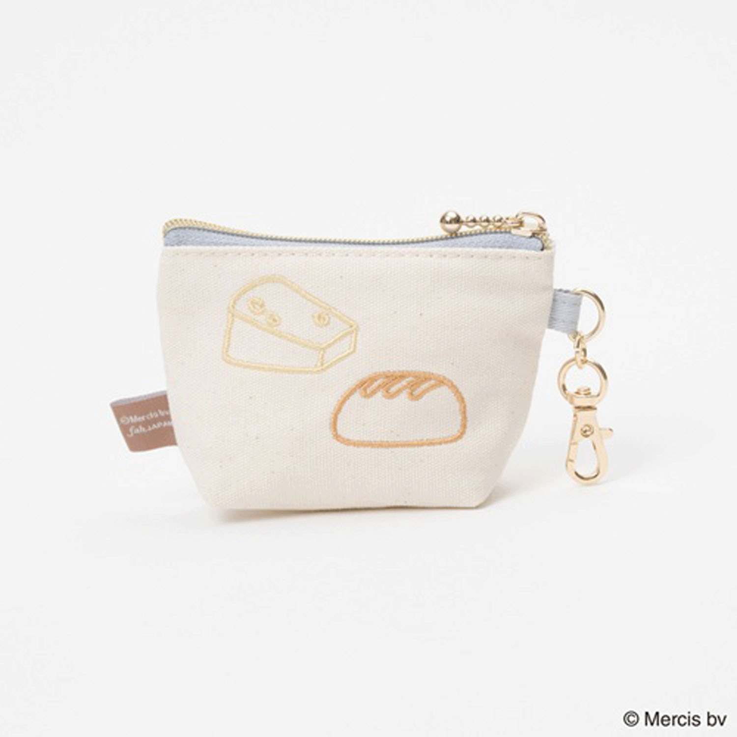 ブルーナ カラフルライン マイクロ台形ポーチ ボリス - 画像2