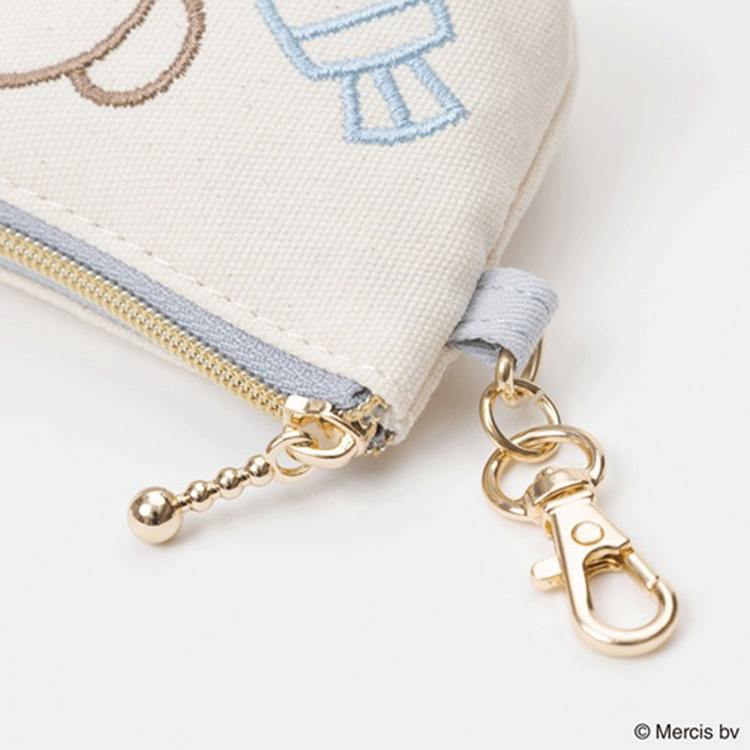 ブルーナ カラフルライン マイクロ台形ポーチ ボリス - 画像3