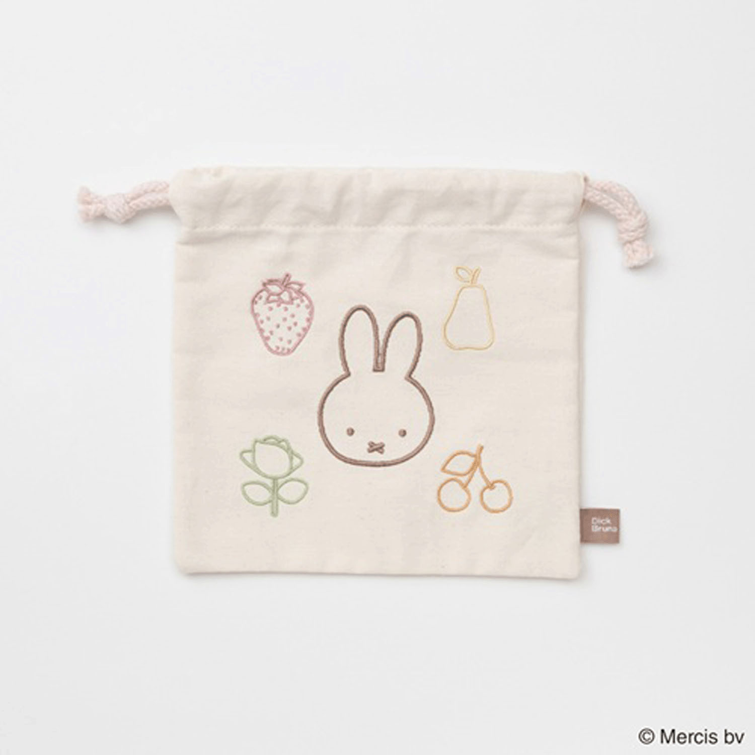 ブルーナ カラフルライン 巾着 ミッフィー