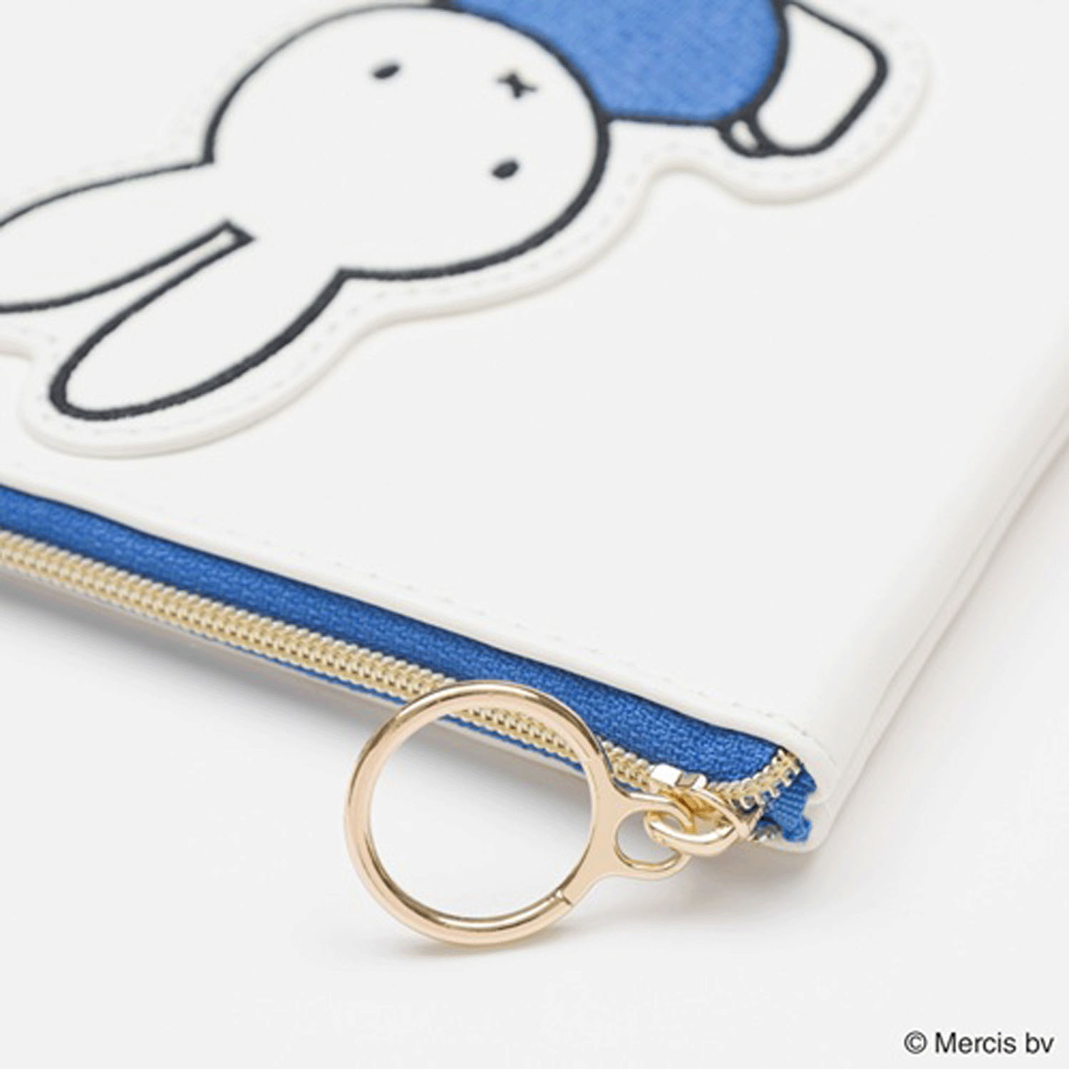 ミッフィーパッチ ミニフラットポーチ ブルーナブルー - 画像3