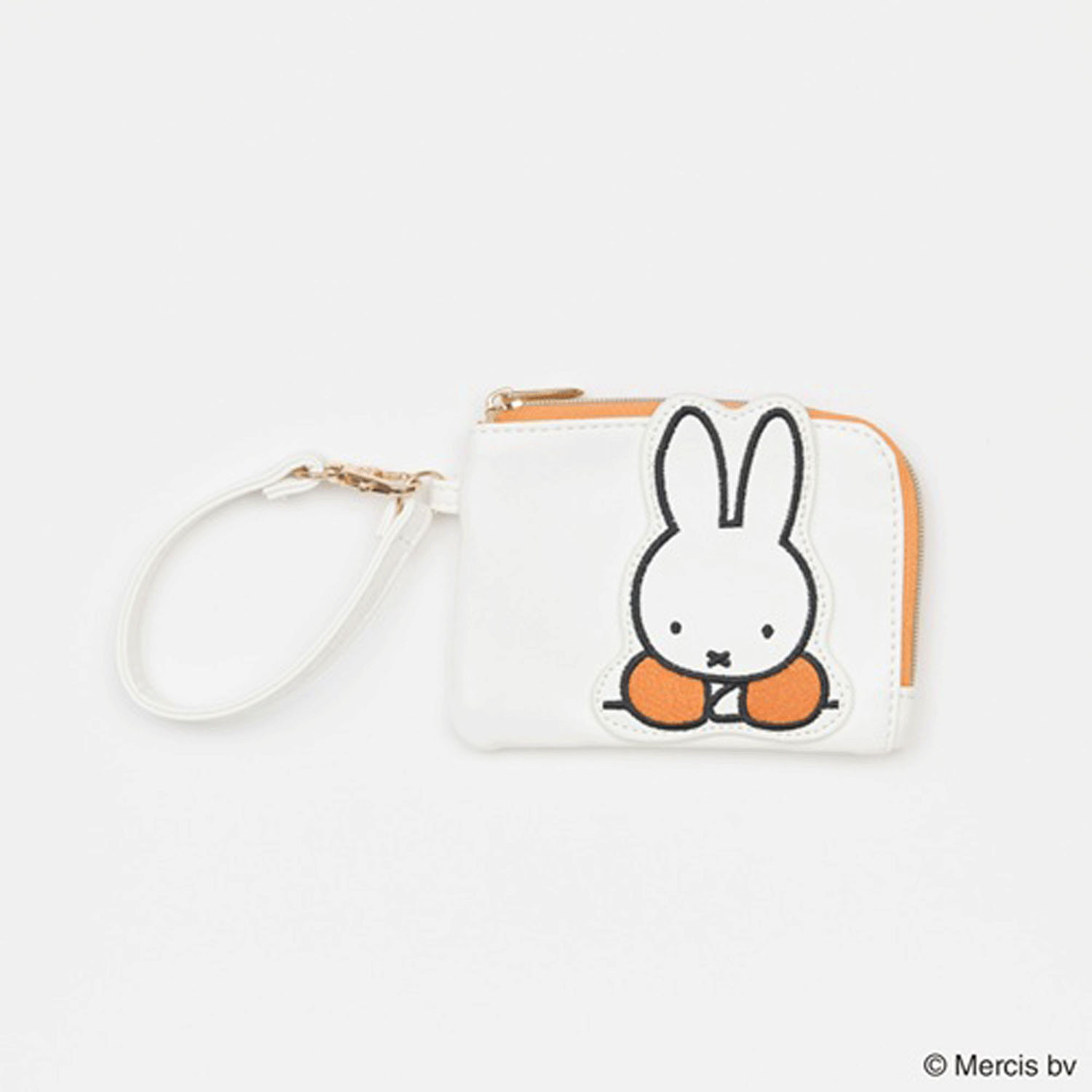 ミッフィーパッチ コイン＆パスケース ブルーナレッド