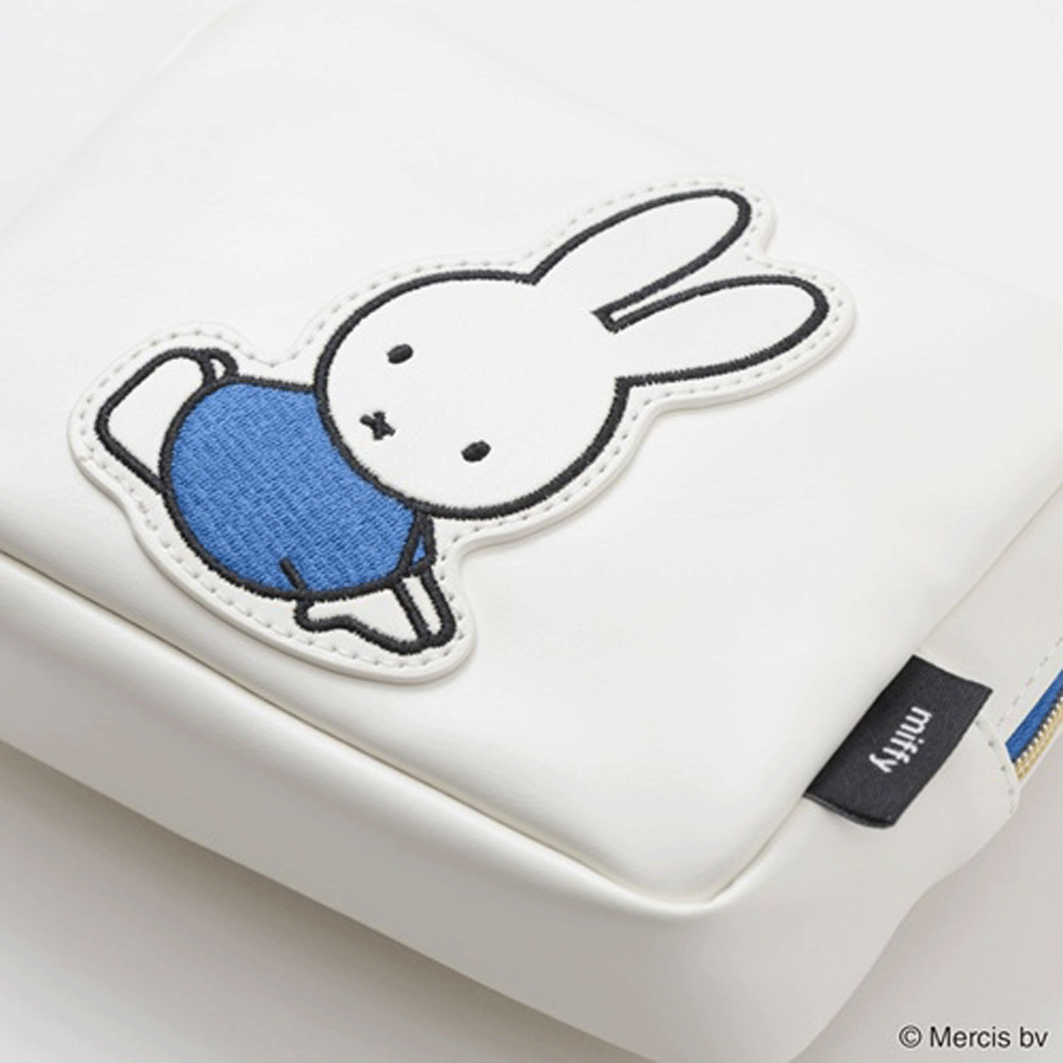 ミッフィーパッチ スクエアポーチ ブルーナブルー - 画像4