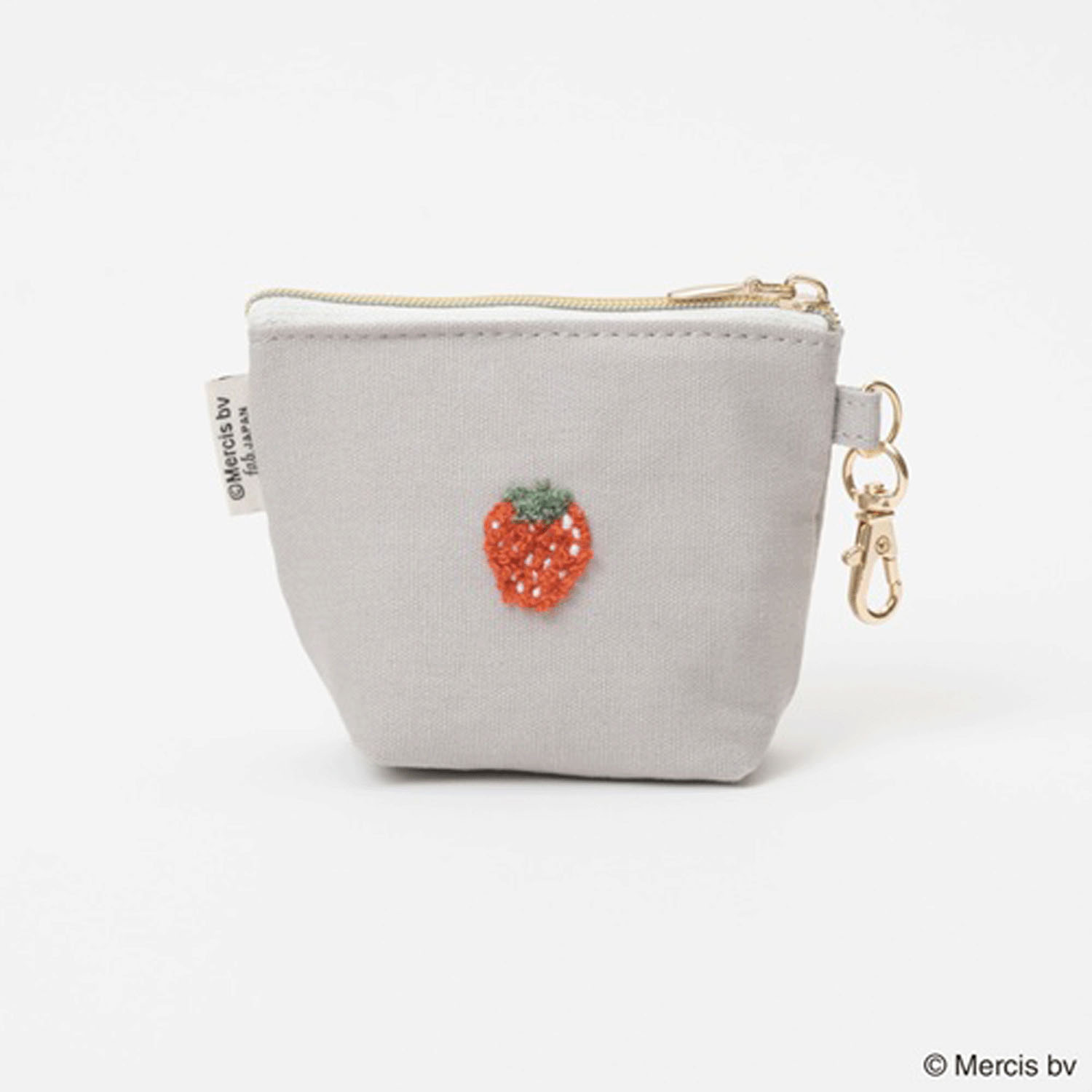 ミッフィー レッド＆ピンク マイクロミニ台形ポーチ イチゴ - 画像2