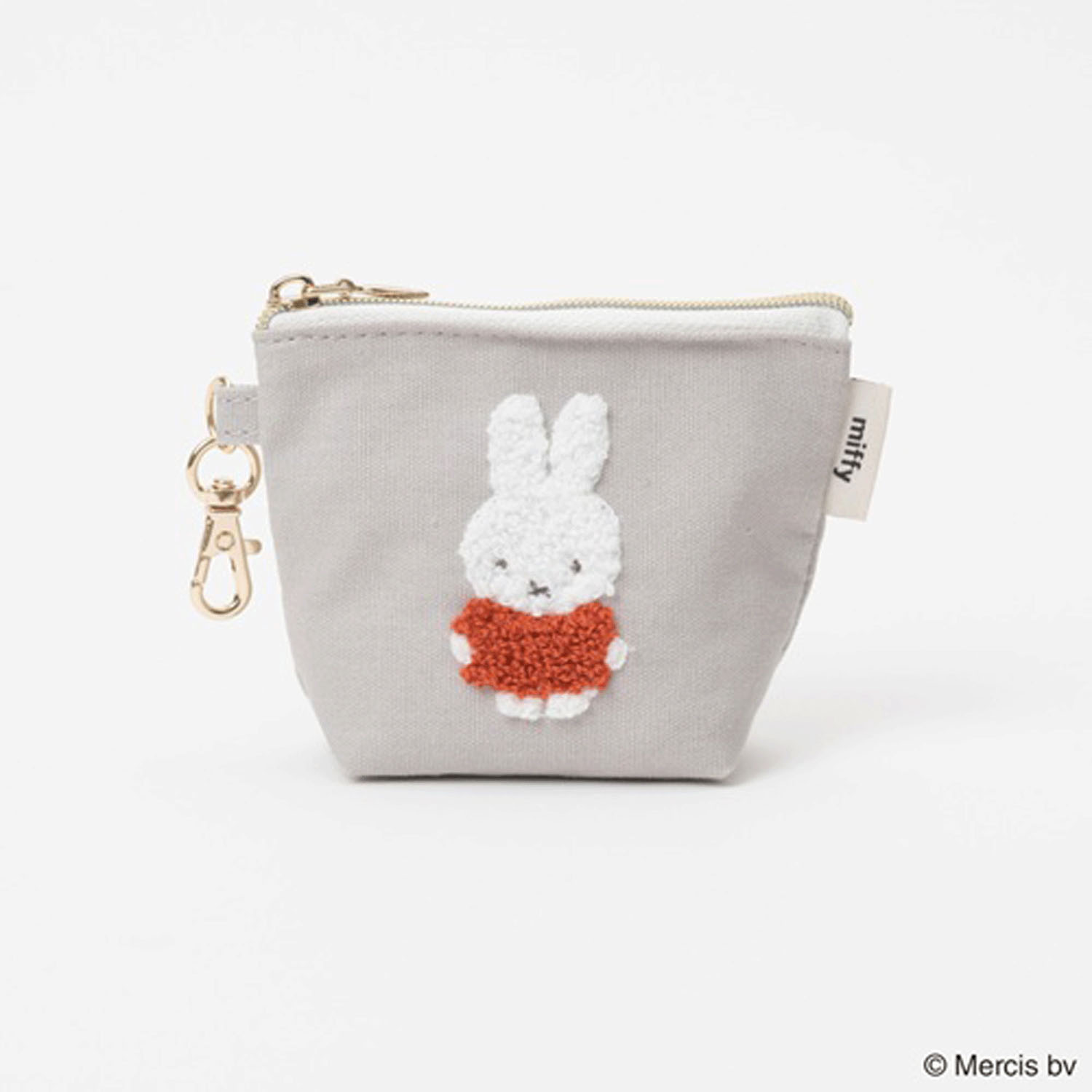 ミッフィー レッド＆ピンク マイクロミニ台形ポーチ イチゴ