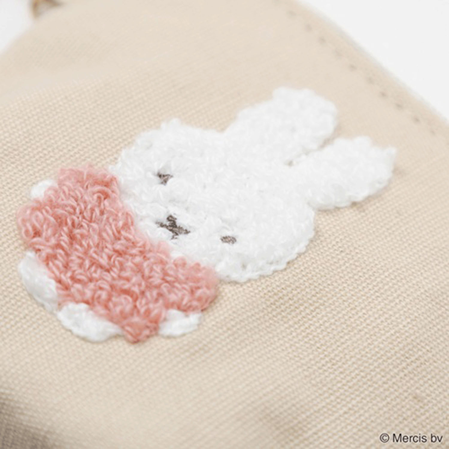 ミッフィー レッド＆ピンク マイクロミニ台形ポーチ チューリップ - 画像4