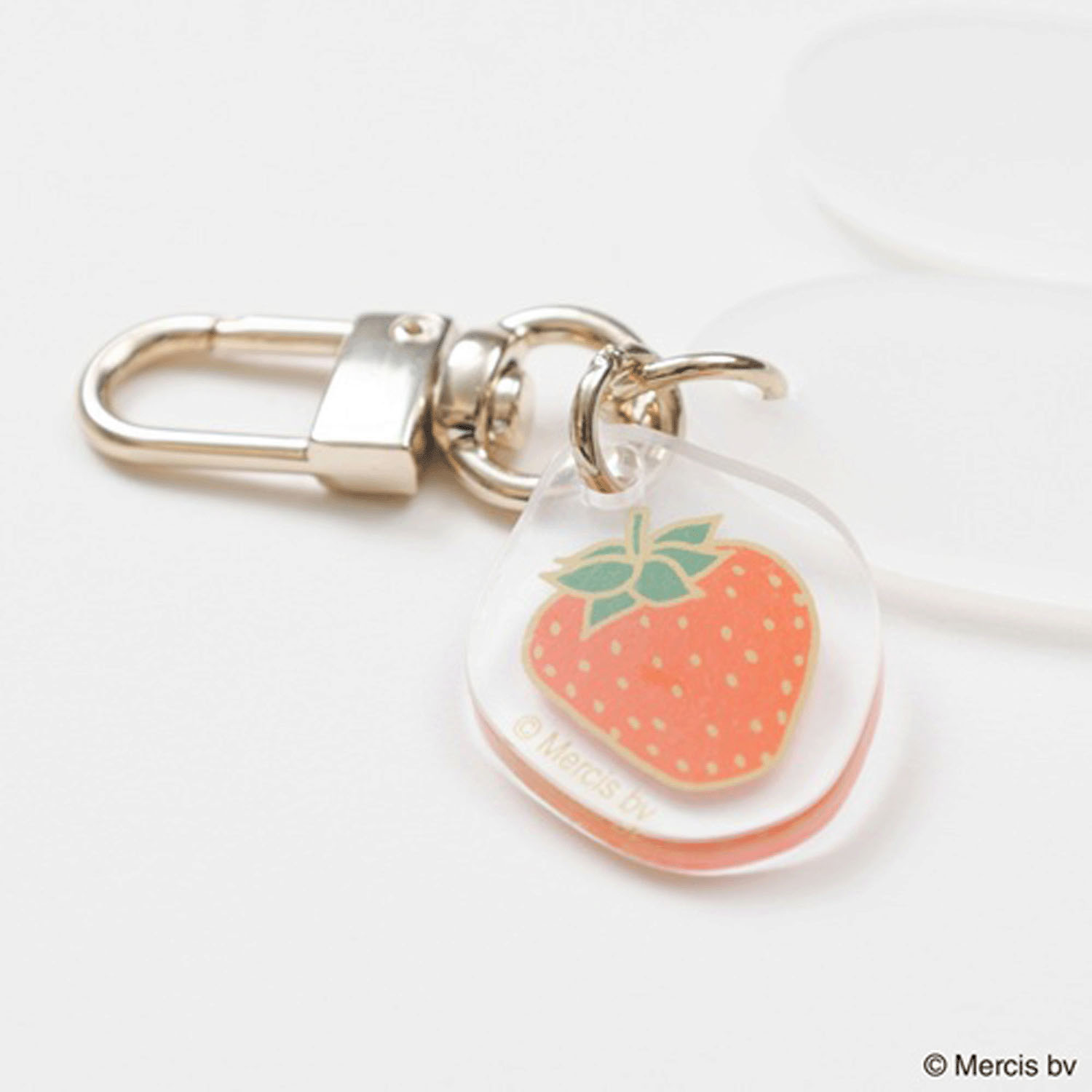 ブルーナ ビッグフェイス アクリルチャーム ホワイト - 画像2