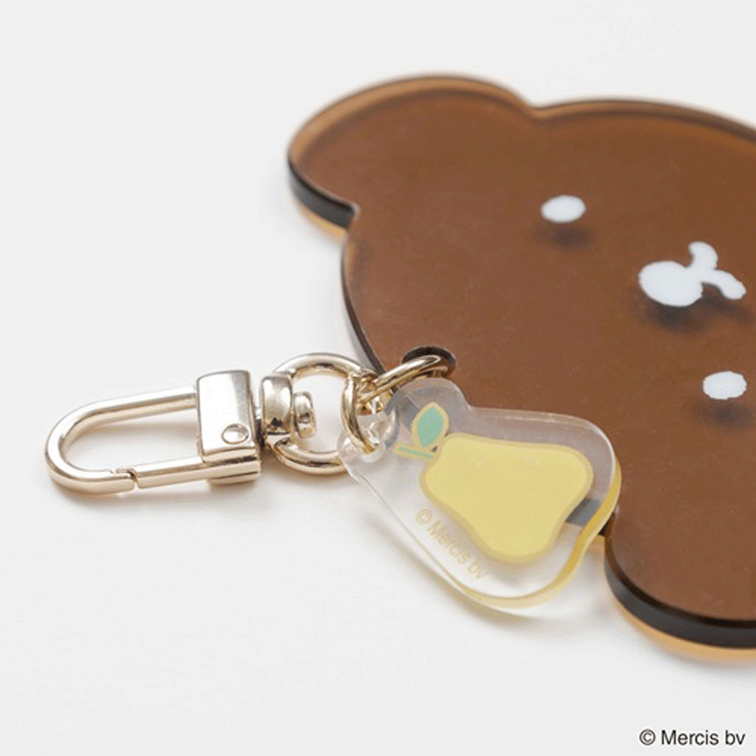 ブルーナ ビッグフェイス アクリルチャーム ブラウン - 画像2