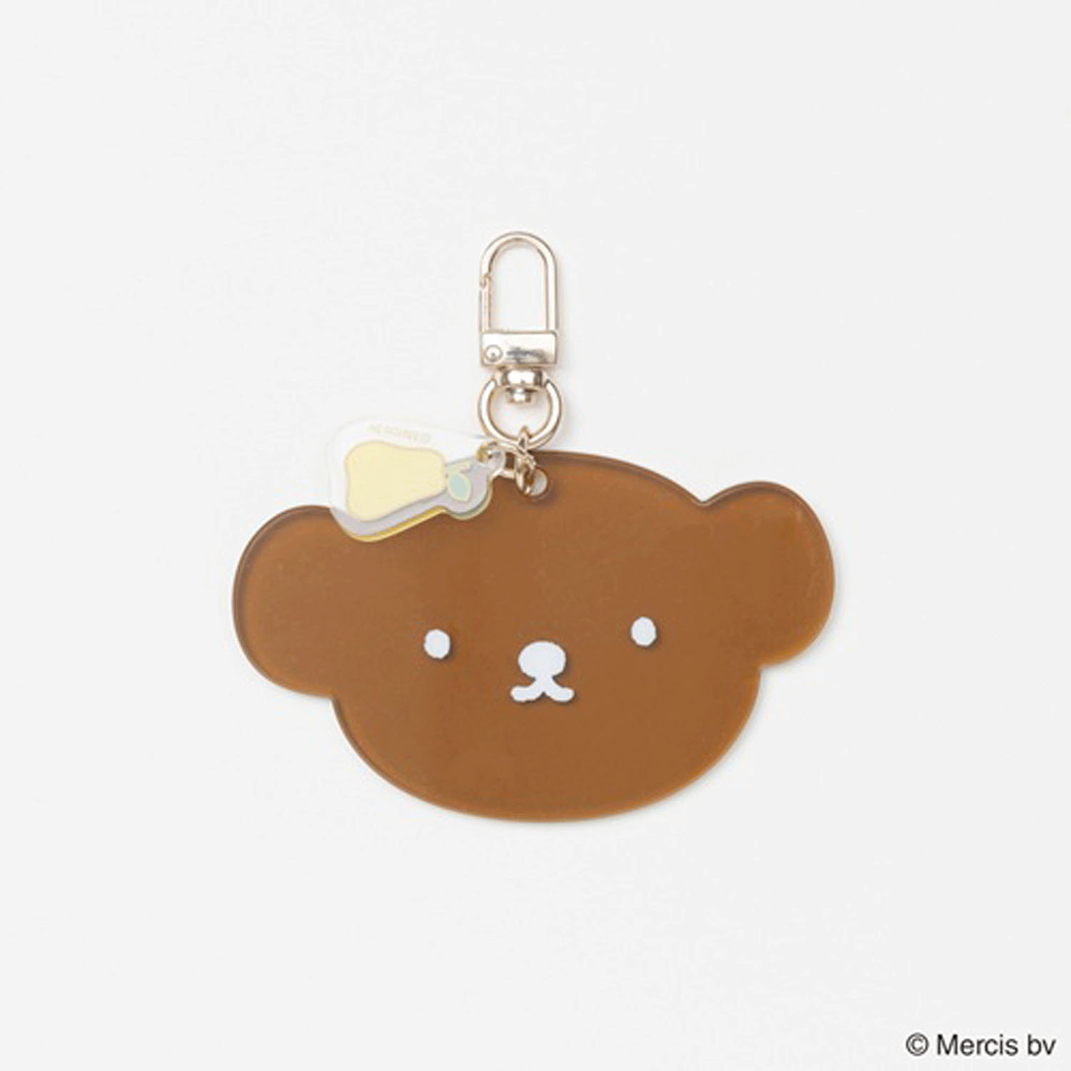 ブルーナ ビッグフェイス アクリルチャーム ブラウン