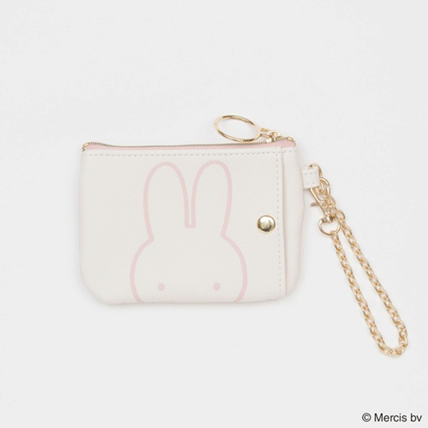 ミッフィー コイン＆パスケース フェイスモチーフ ピンク - 画像2