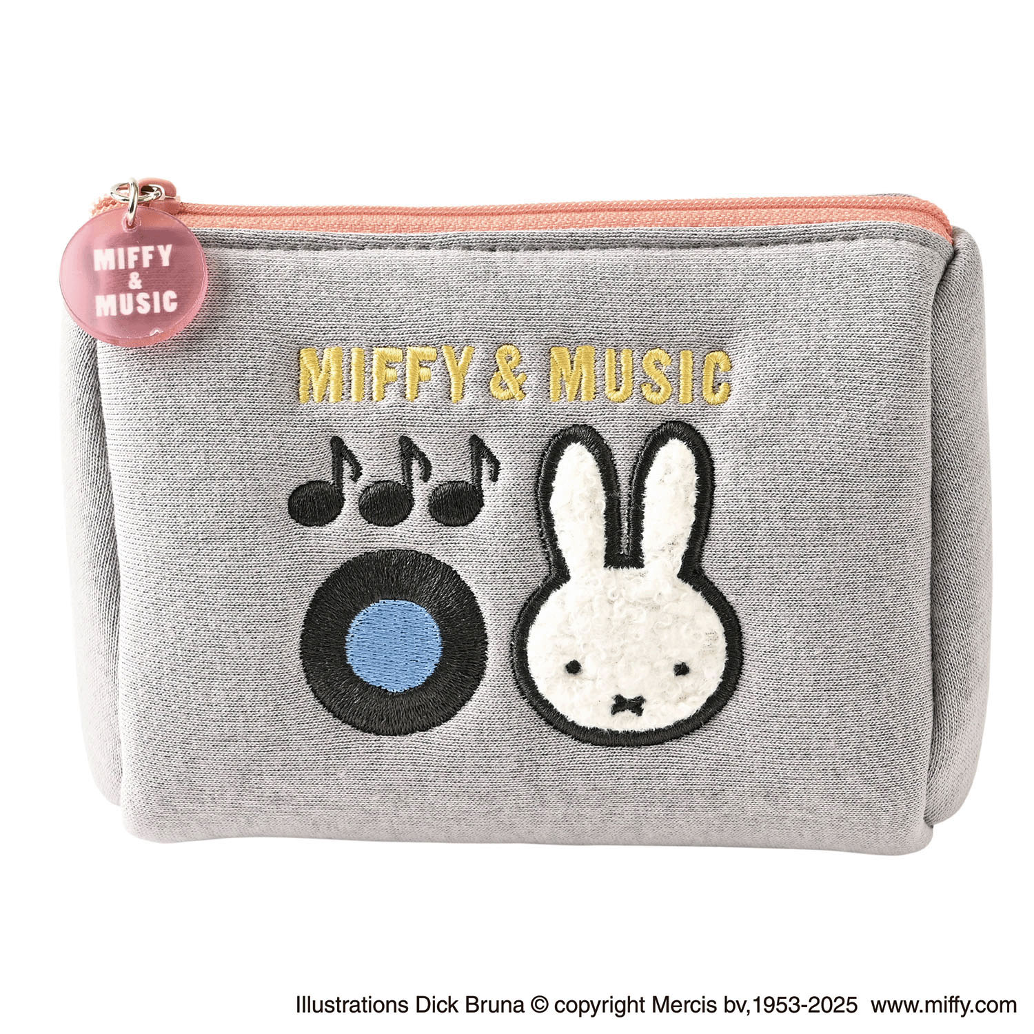 ミッフィー ポーチ グレー MIFFY＆MUSIC - 画像2