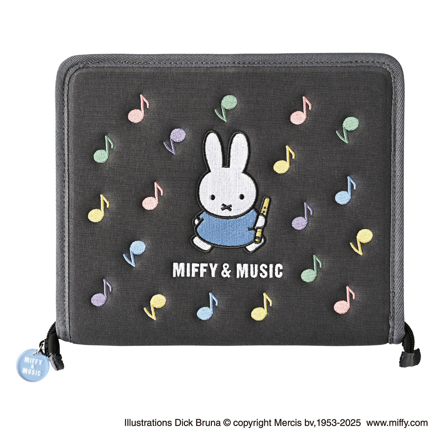 ミッフィー ステーショナリーケース ブラック MIFFY＆MUSIC