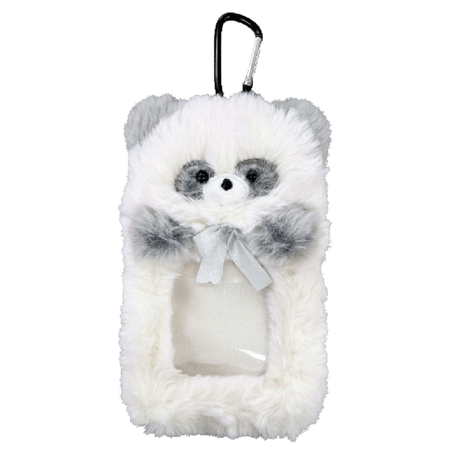 リール付きカードケース パンダ