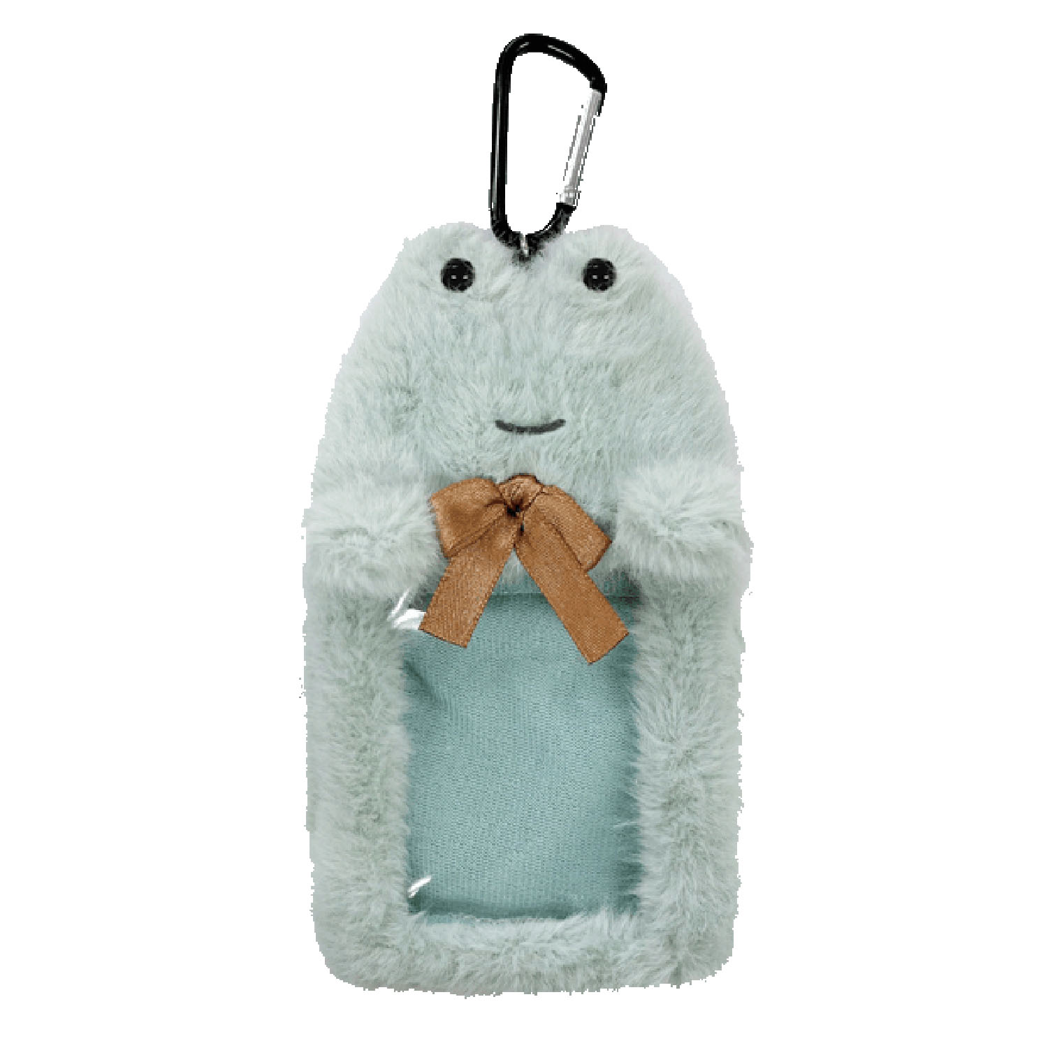 リール付きカードケース カエル