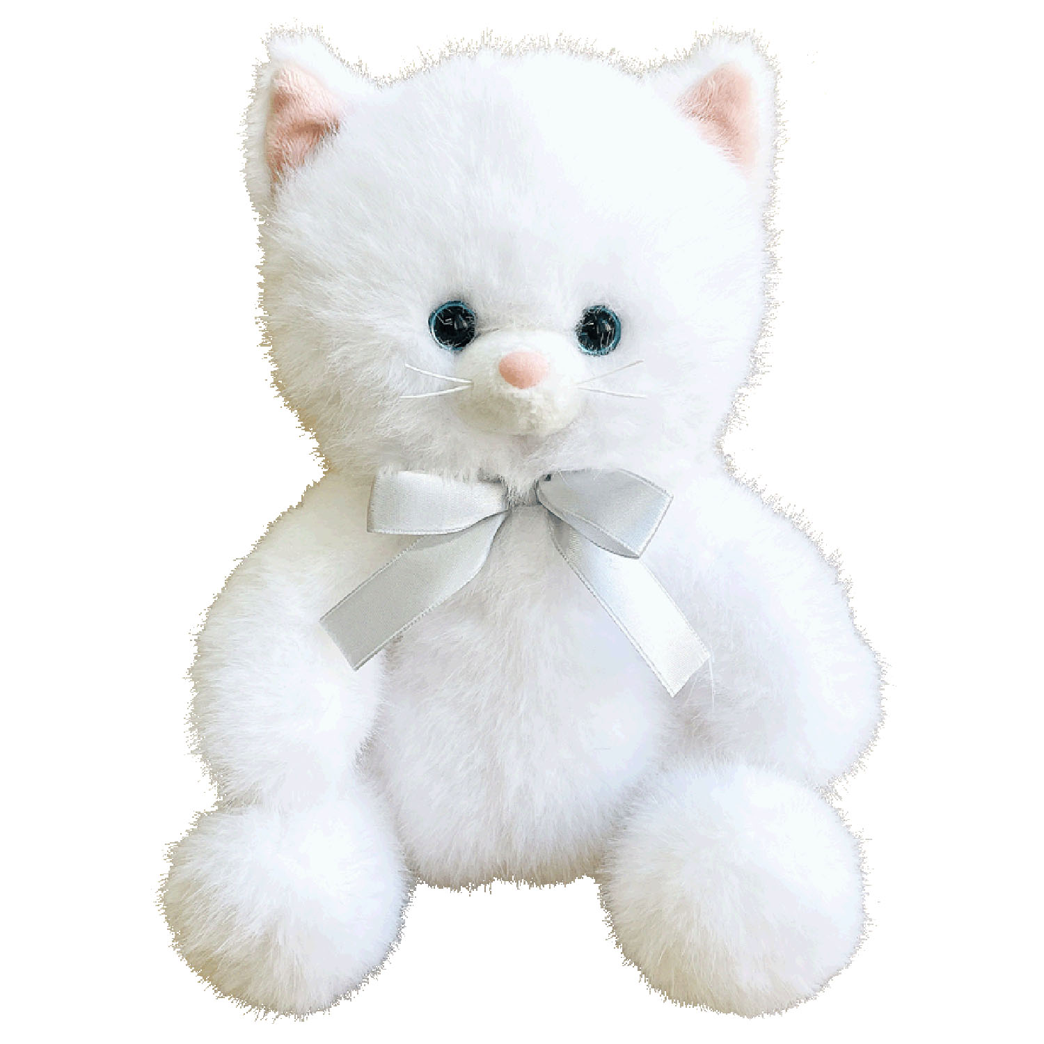 おすわりペンポーチ ネコ ホワイト