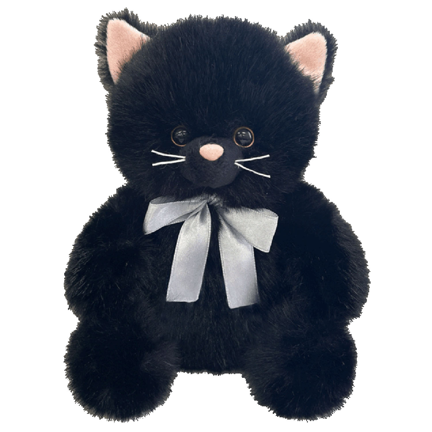 おすわりペンポーチ ネコ ブラック