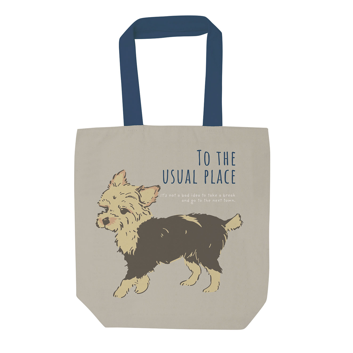 トートバッグ ムギお散歩