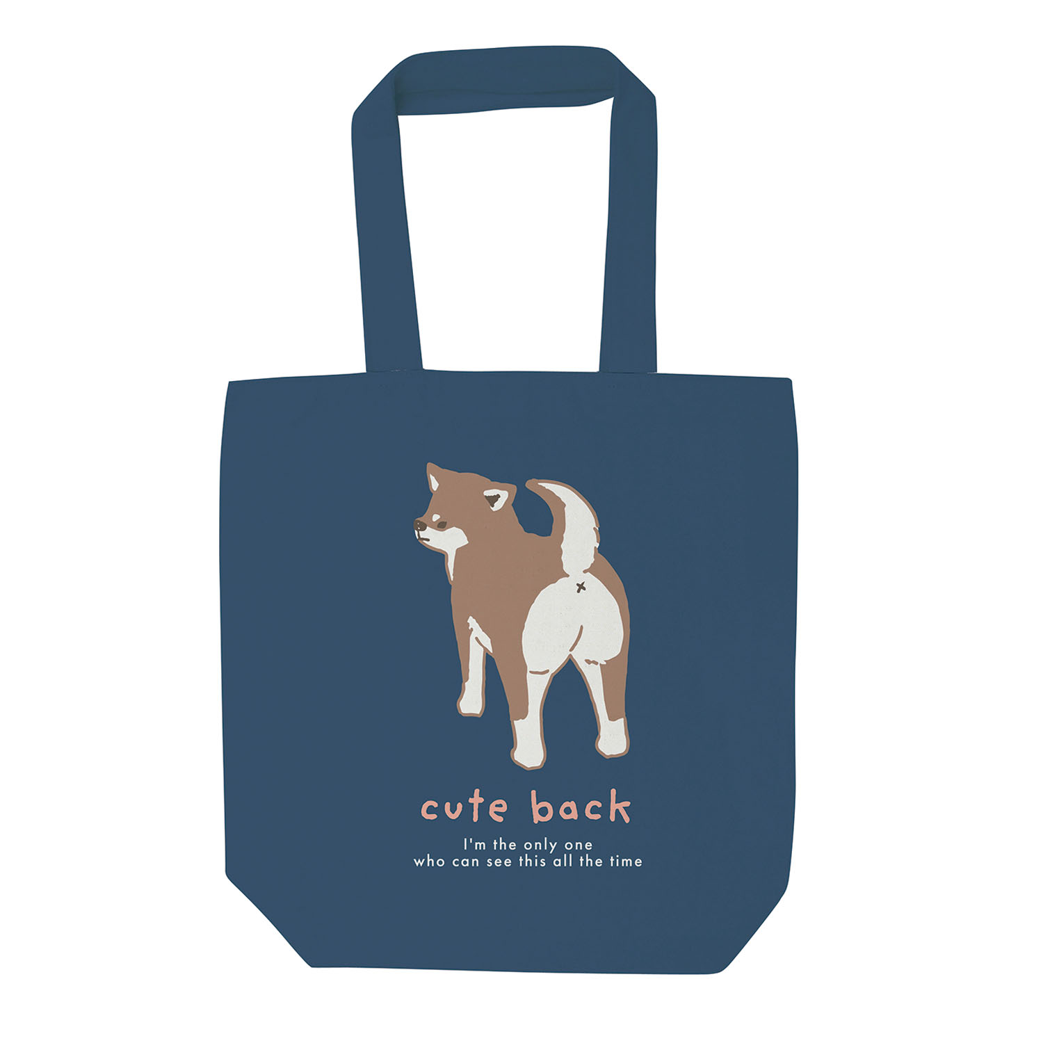 トートバッグ モカふりむき