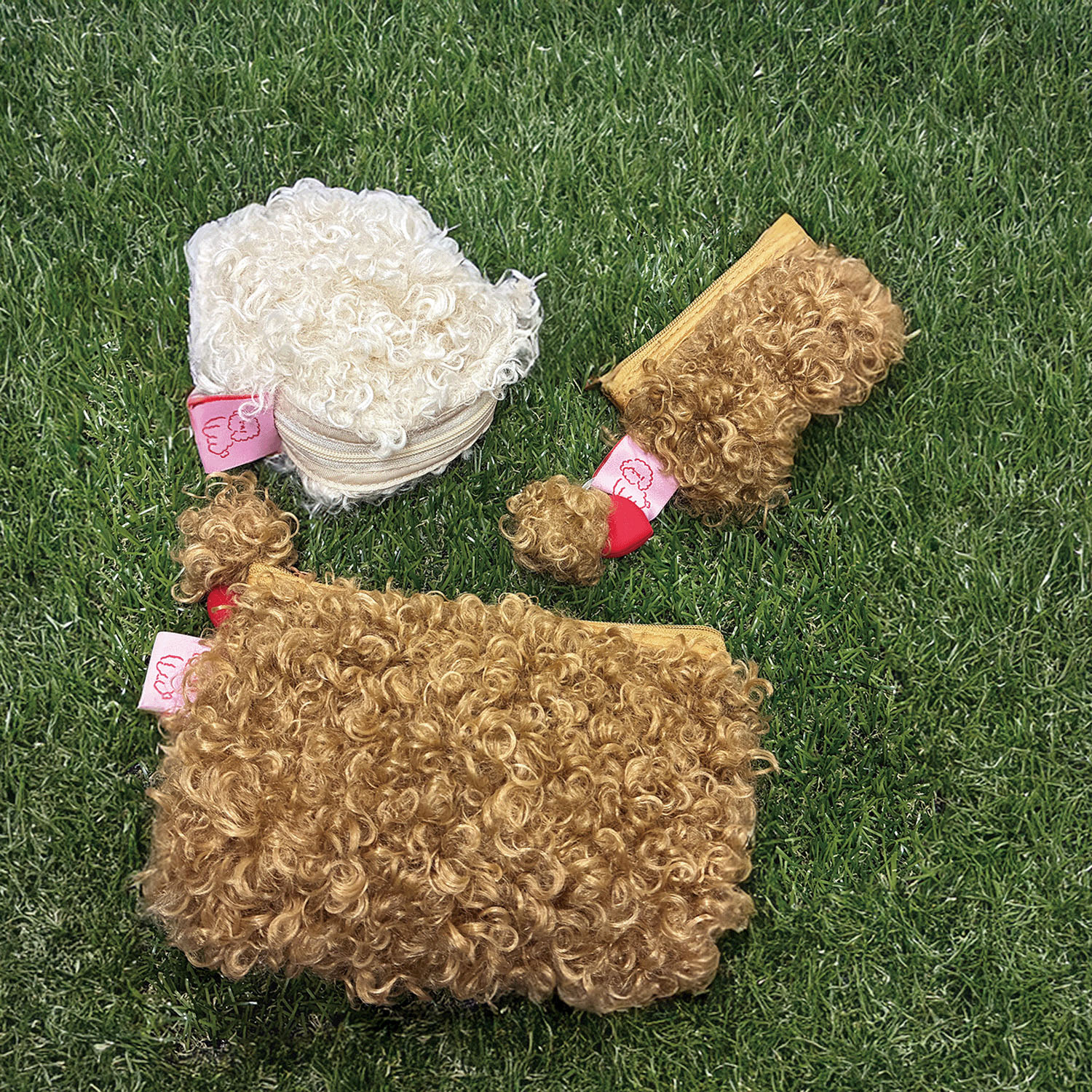 トイプードル ポーチL RED - 画像3