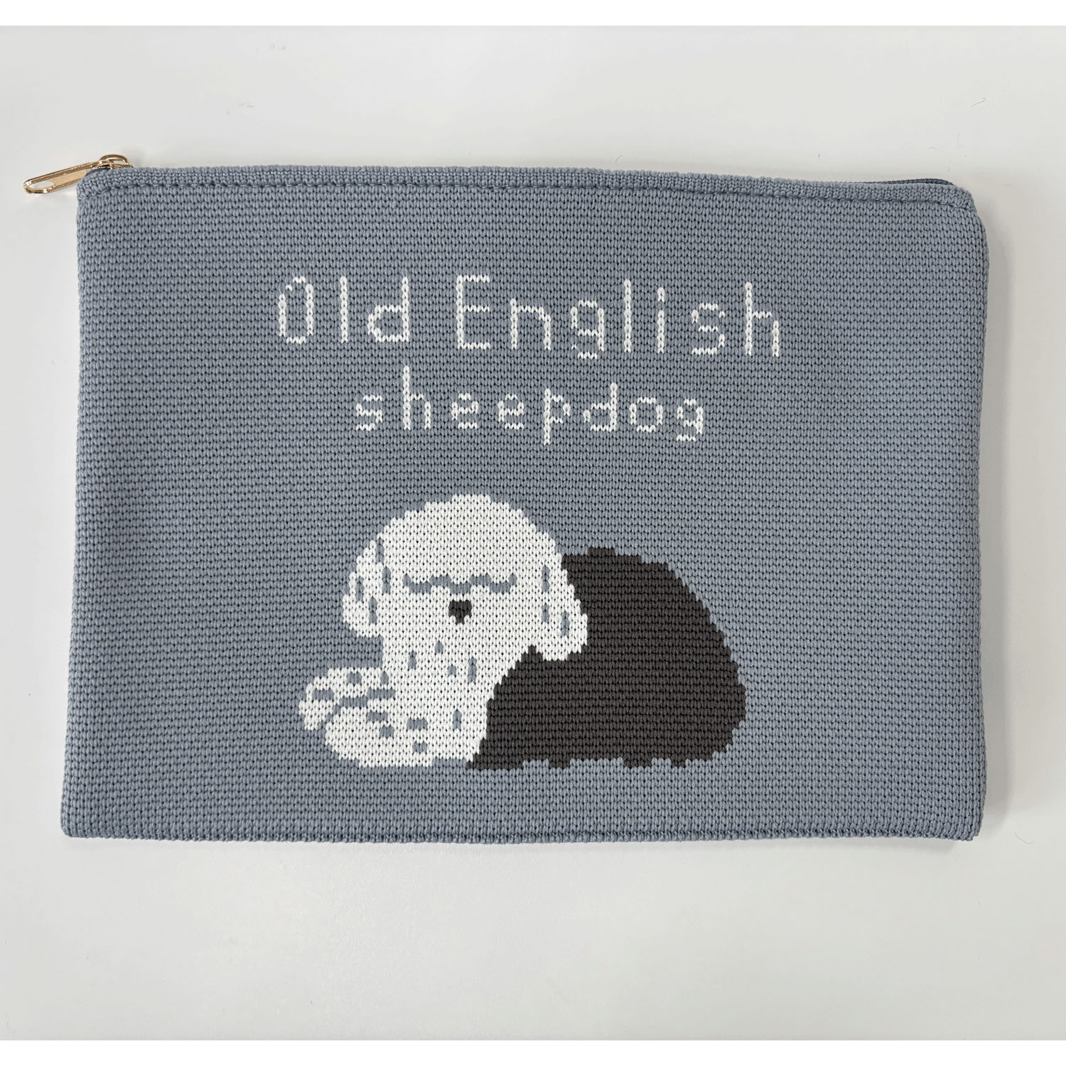 ニットポーチ オールドイングリッシュシープドッグ