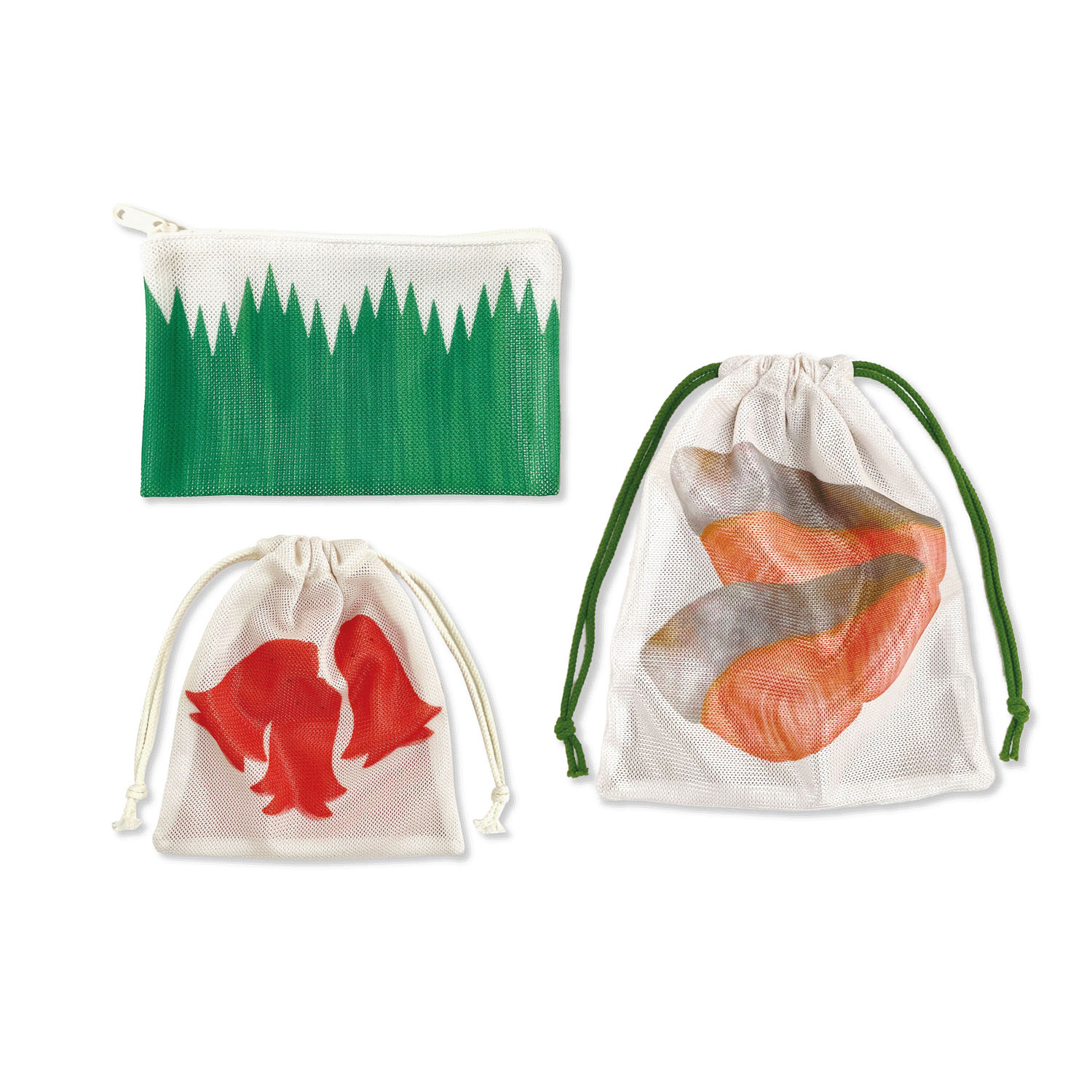 旅するお弁当 シャケ＆タコさん3点セット