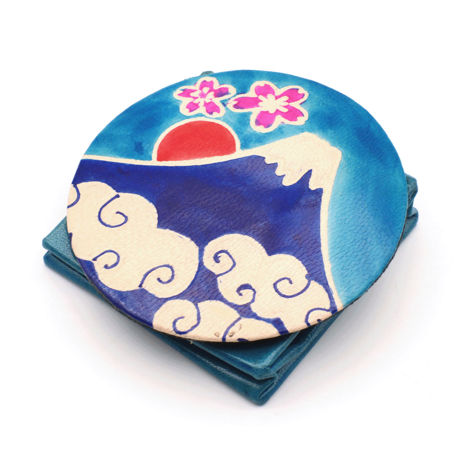 ヤンピーコインパース 日の出富士 ブルー - 画像2