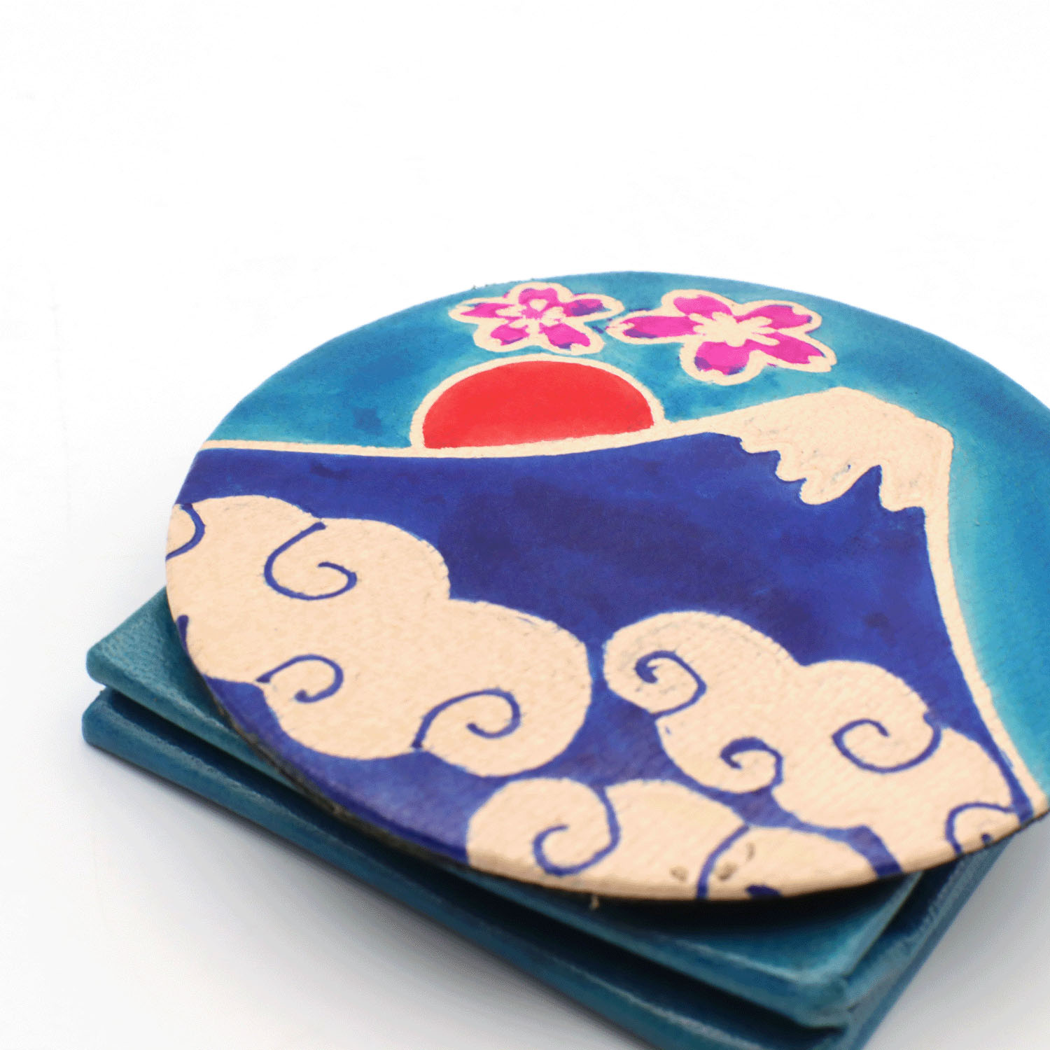 ヤンピーコインパース 日の出富士 ブルー - 画像3