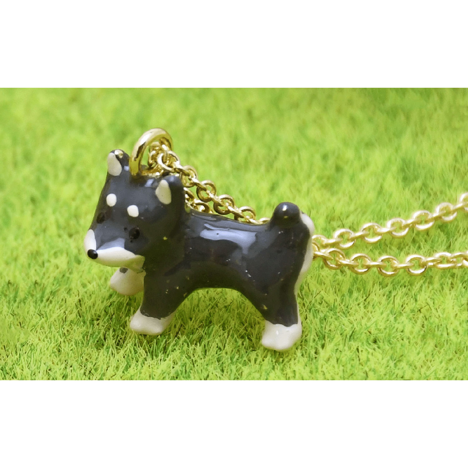 elioネックレス柴犬（黒柴）