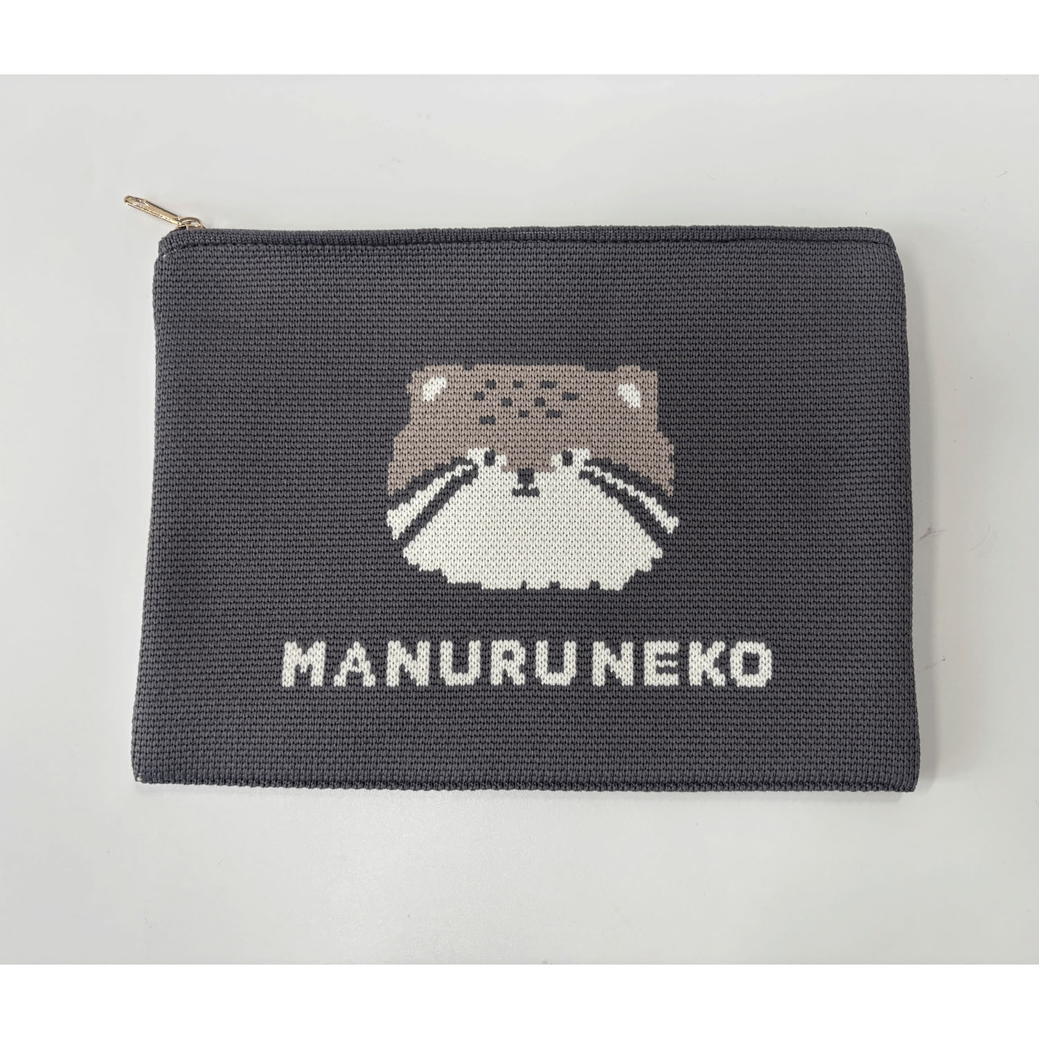 ニットポーチ マヌルネコ