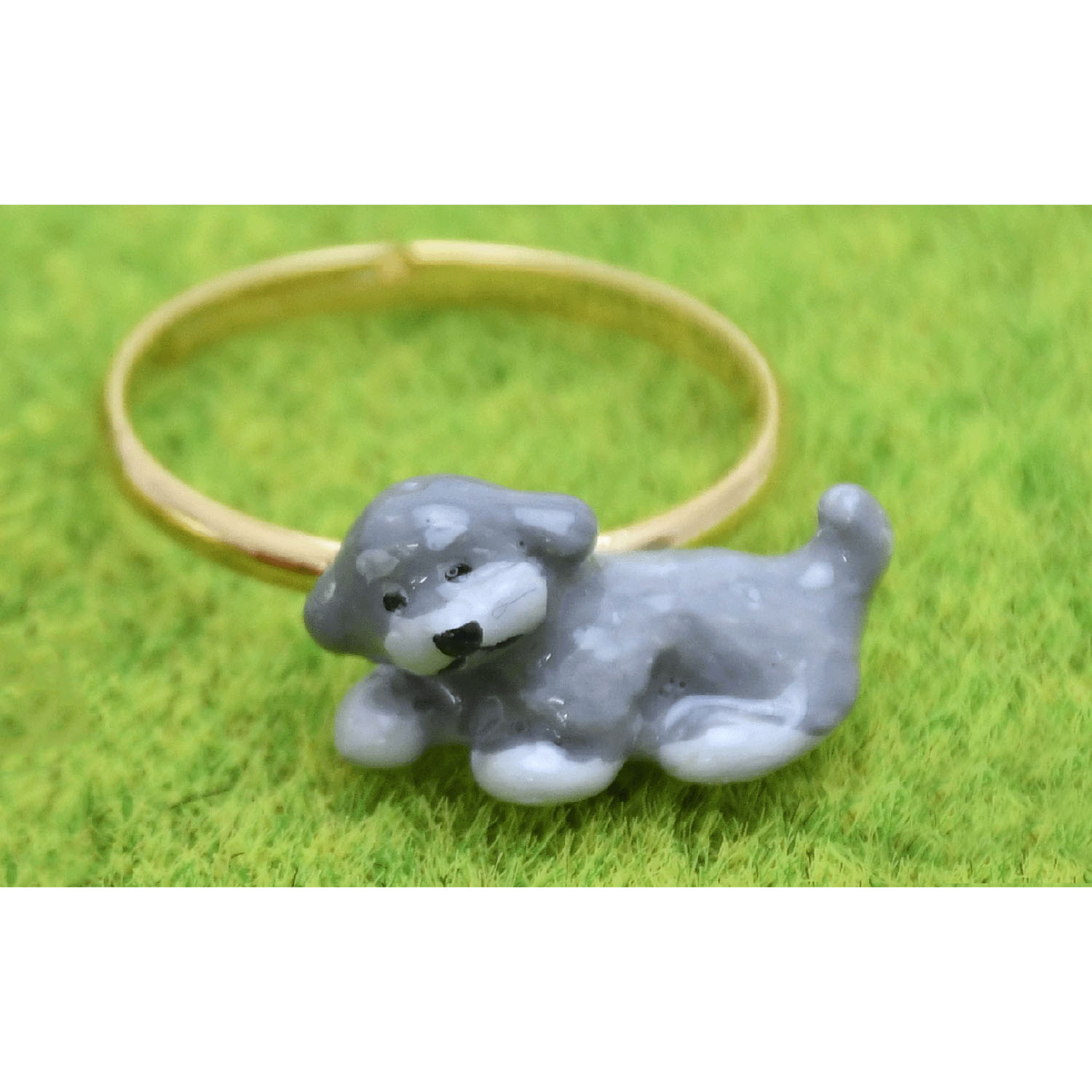 elioリング トイプードル（グレー）