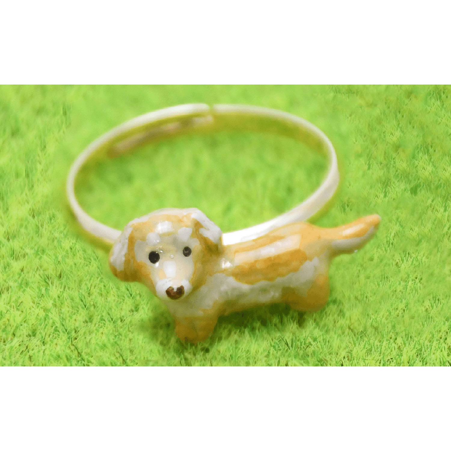 elioリング ダックスフンド（ライトブラウン）