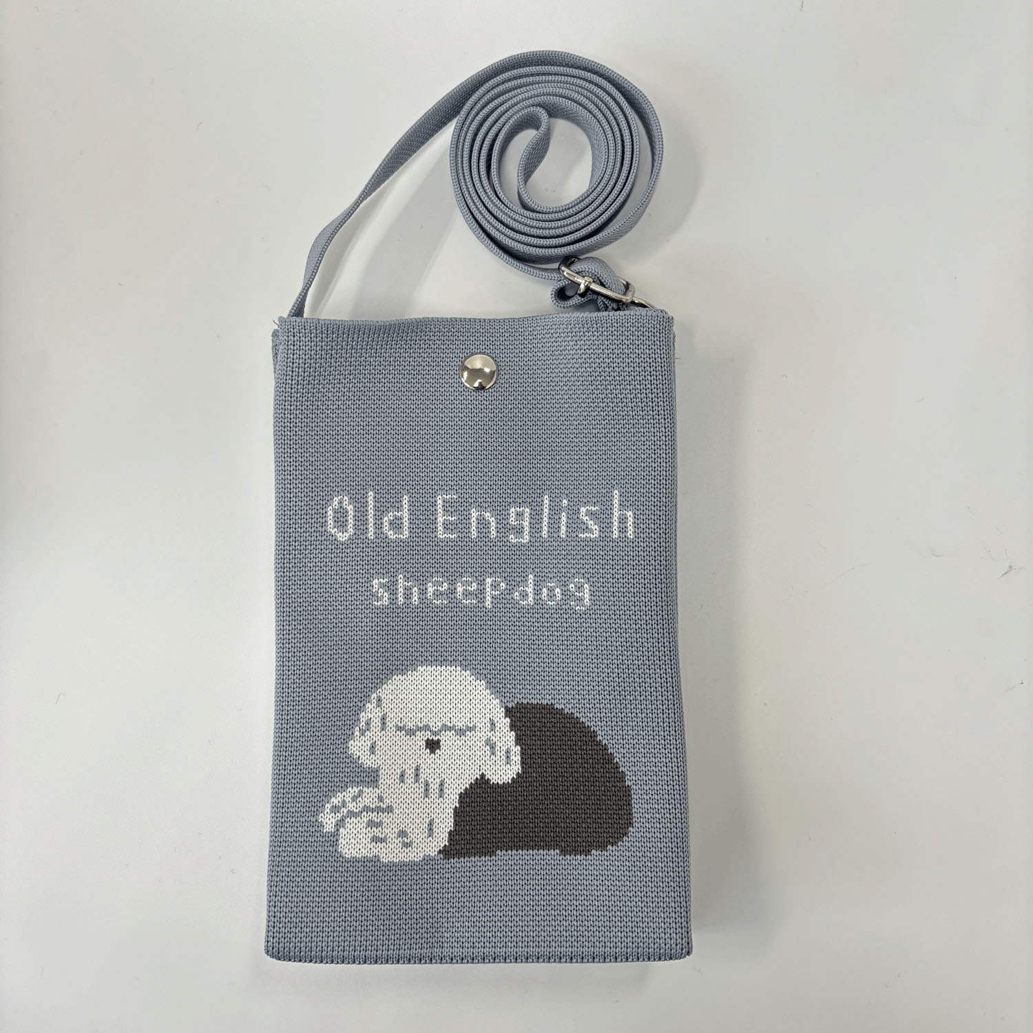 ニットショルダーバッグ オールドイングリッシュシープドッグ