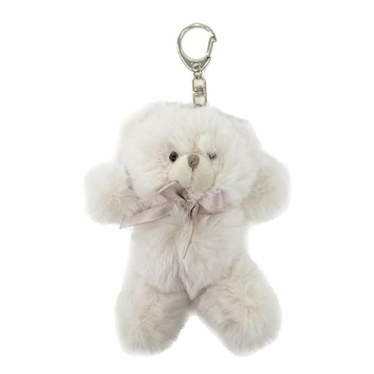 アニマルキーホルダー クマ ホワイト