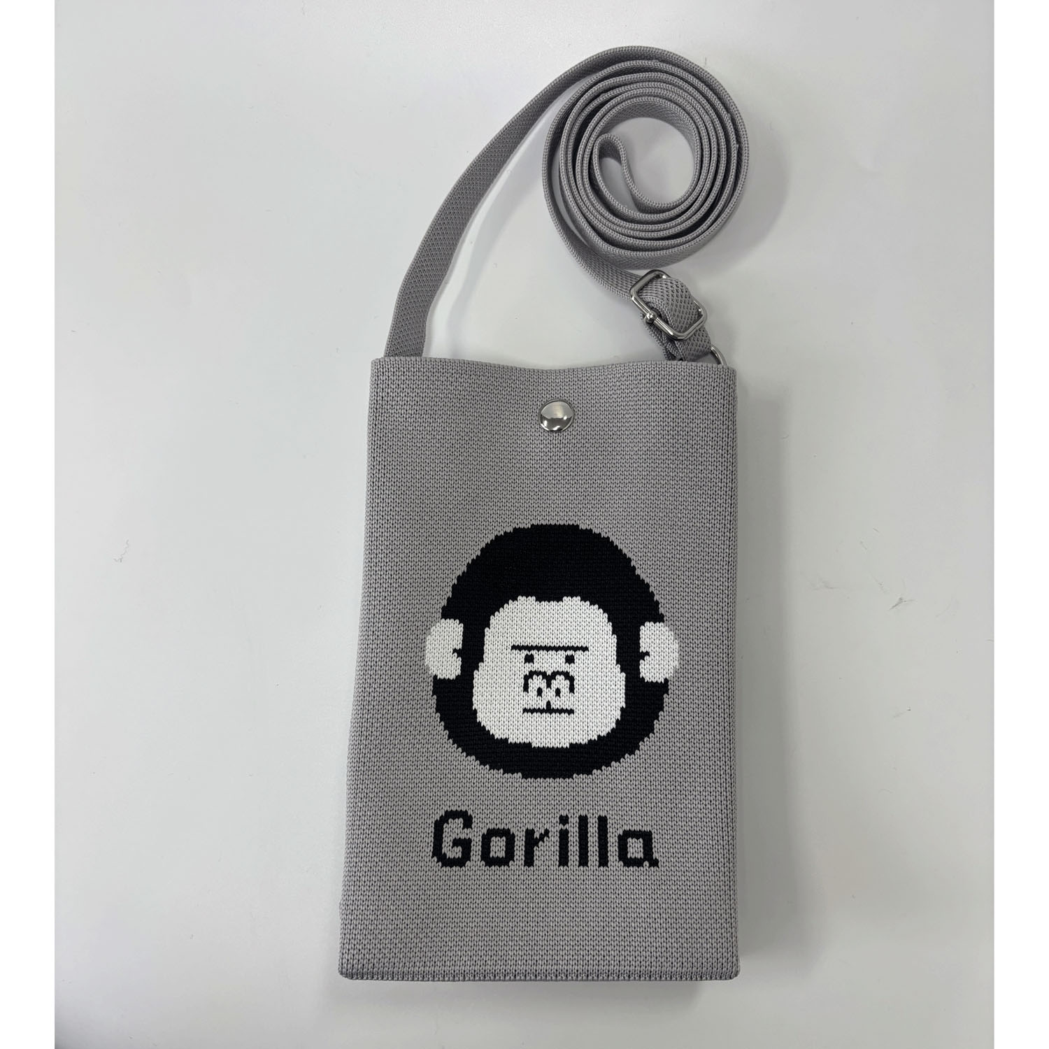 ニットショルダーバッグ ゴリラ