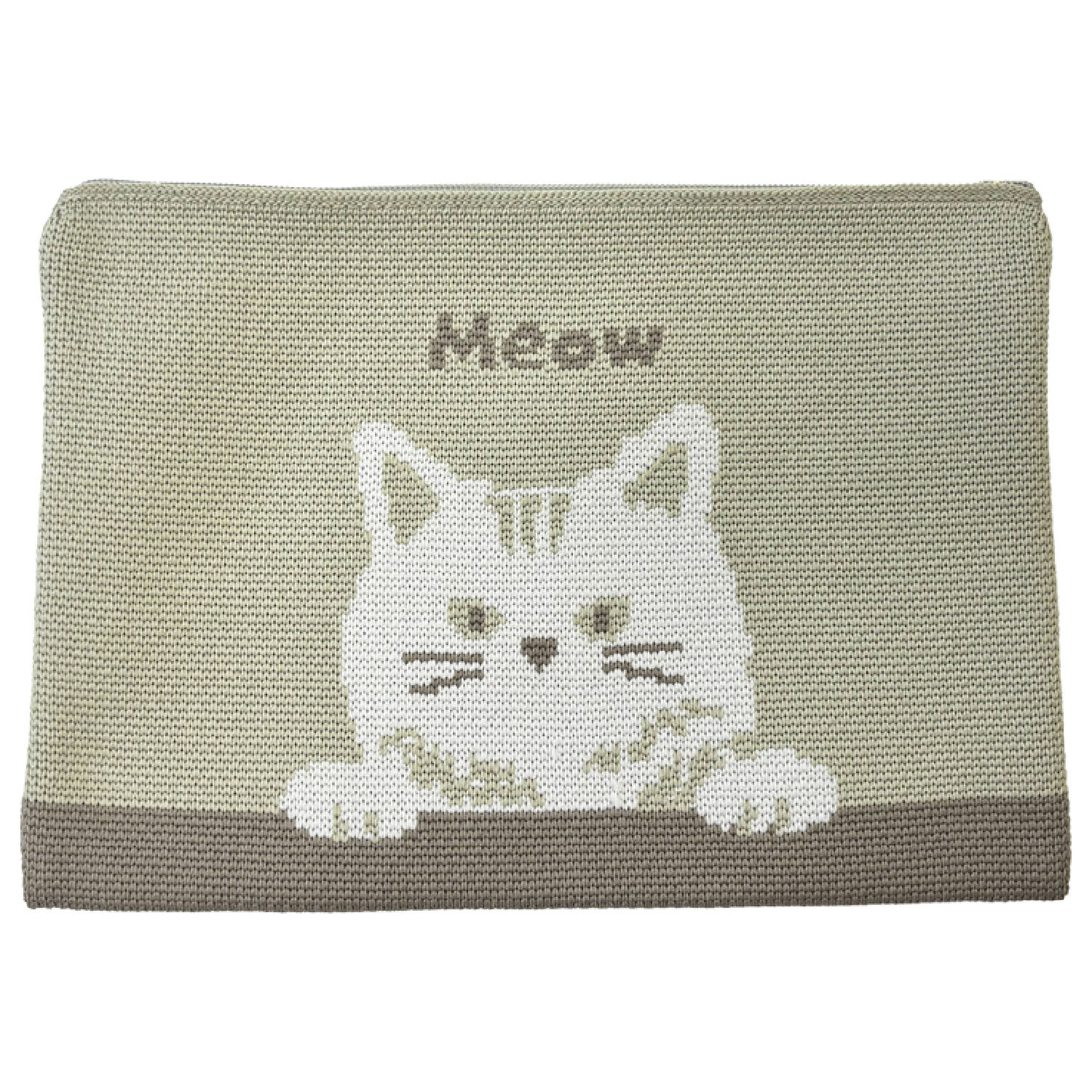 ニットポーチ ねこ