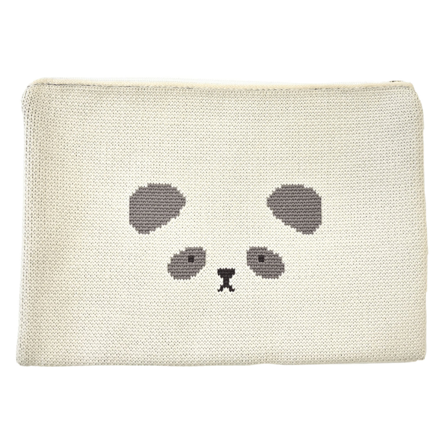 ニットポーチ パンダメッセージ